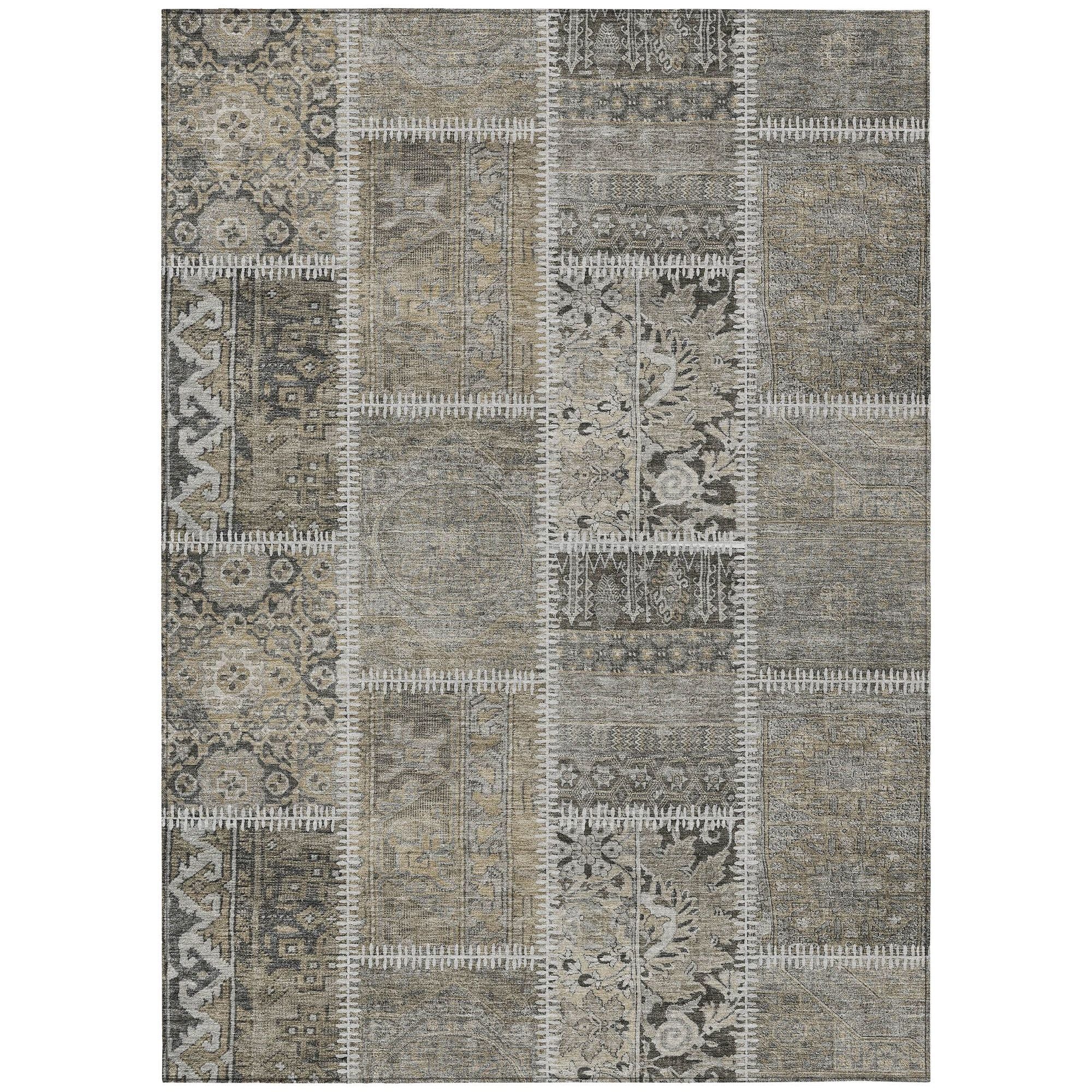 Machine Made ACN635 Taupe Brown Rugs #color_taupe brown