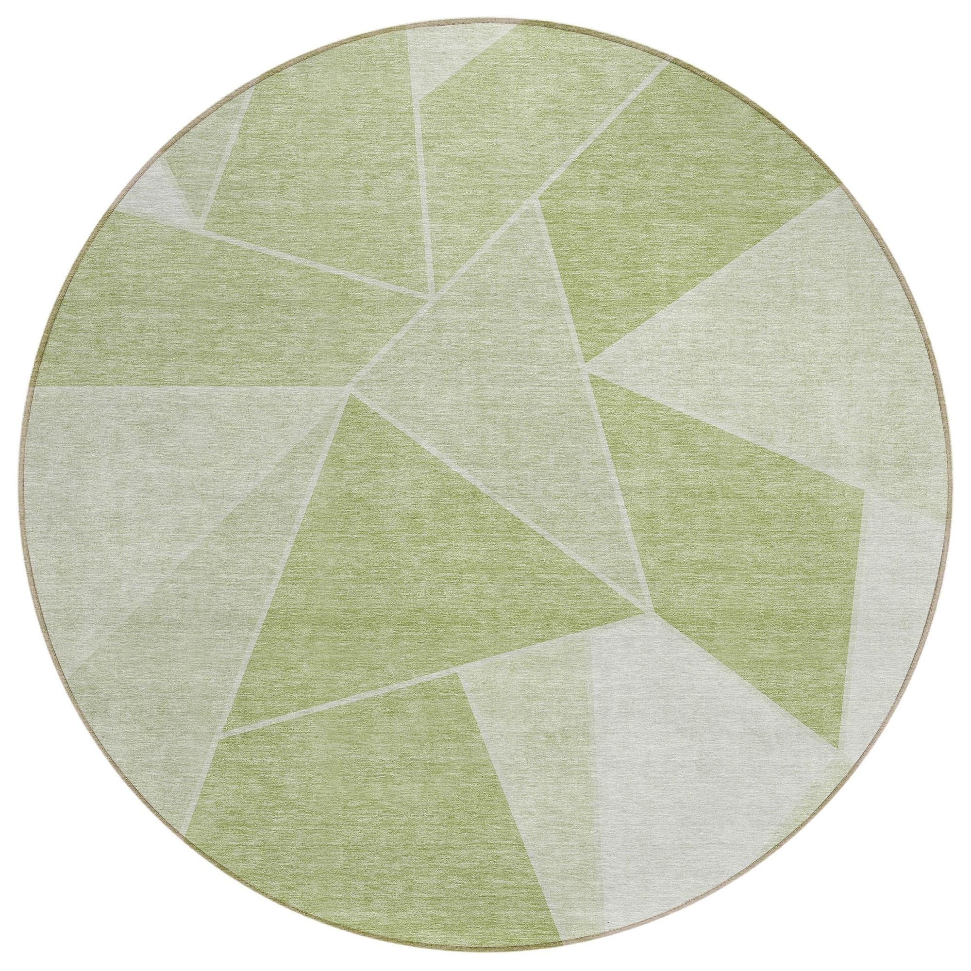 Machine Made ACN636 Aloe Green Rugs #color_aloe green