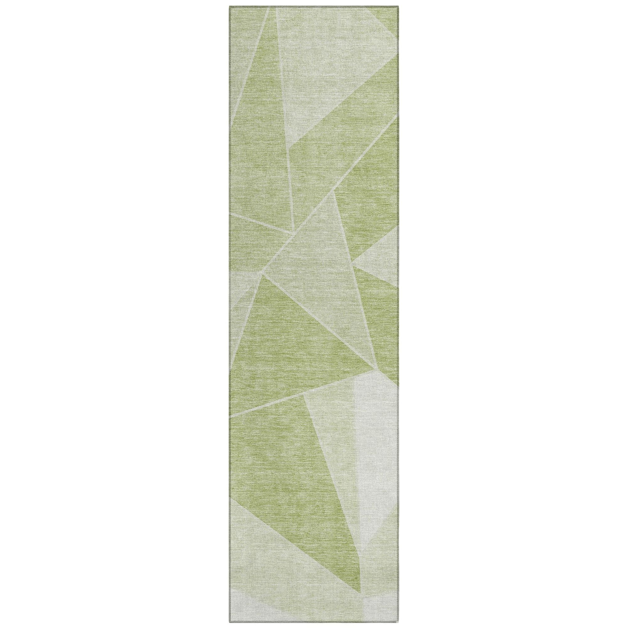 Machine Made ACN636 Aloe Green Rugs #color_aloe green