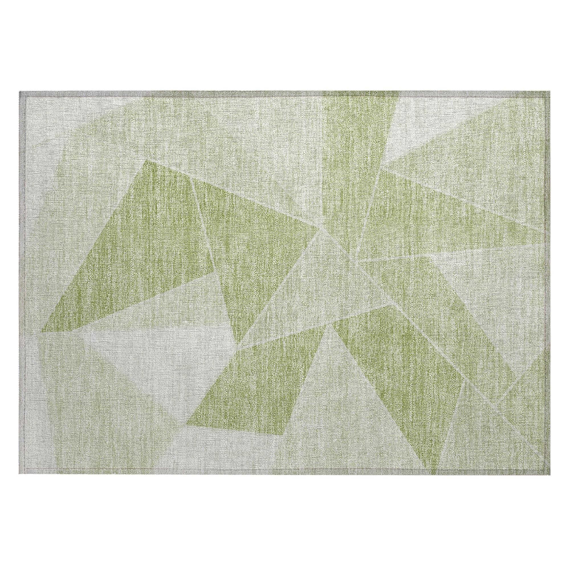 Machine Made ACN636 Aloe Green Rugs #color_aloe green