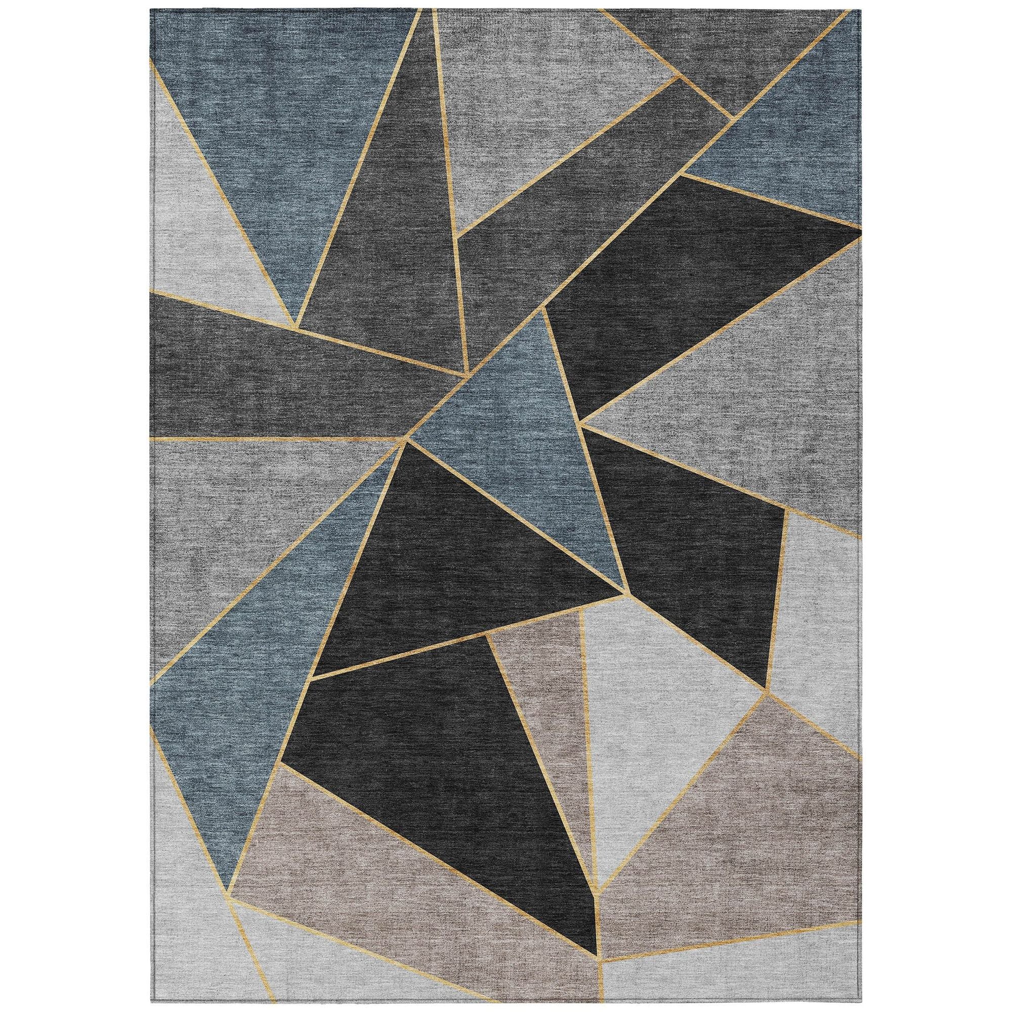 Machine Made ACN636 Blue  Rugs #color_blue 