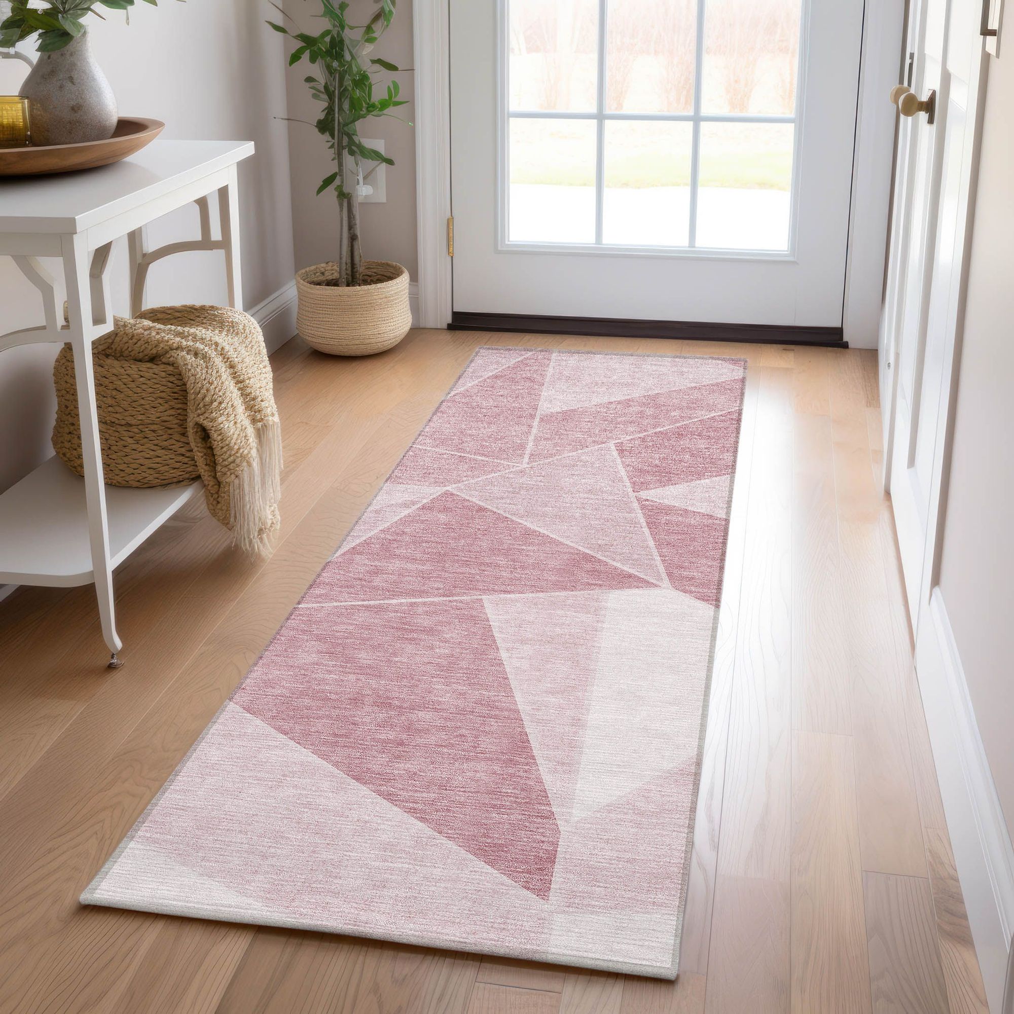 Machine Made ACN636 Blush Pink Rugs #color_blush pink