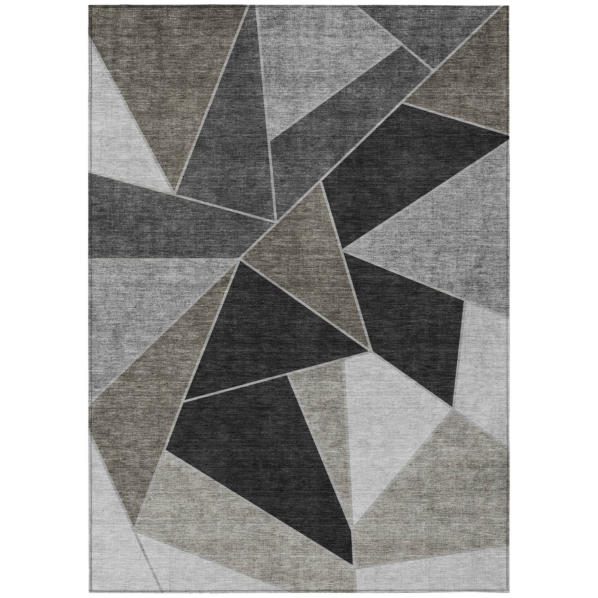 Machine Made ACN636 Coffee Brown Rugs #color_coffee brown