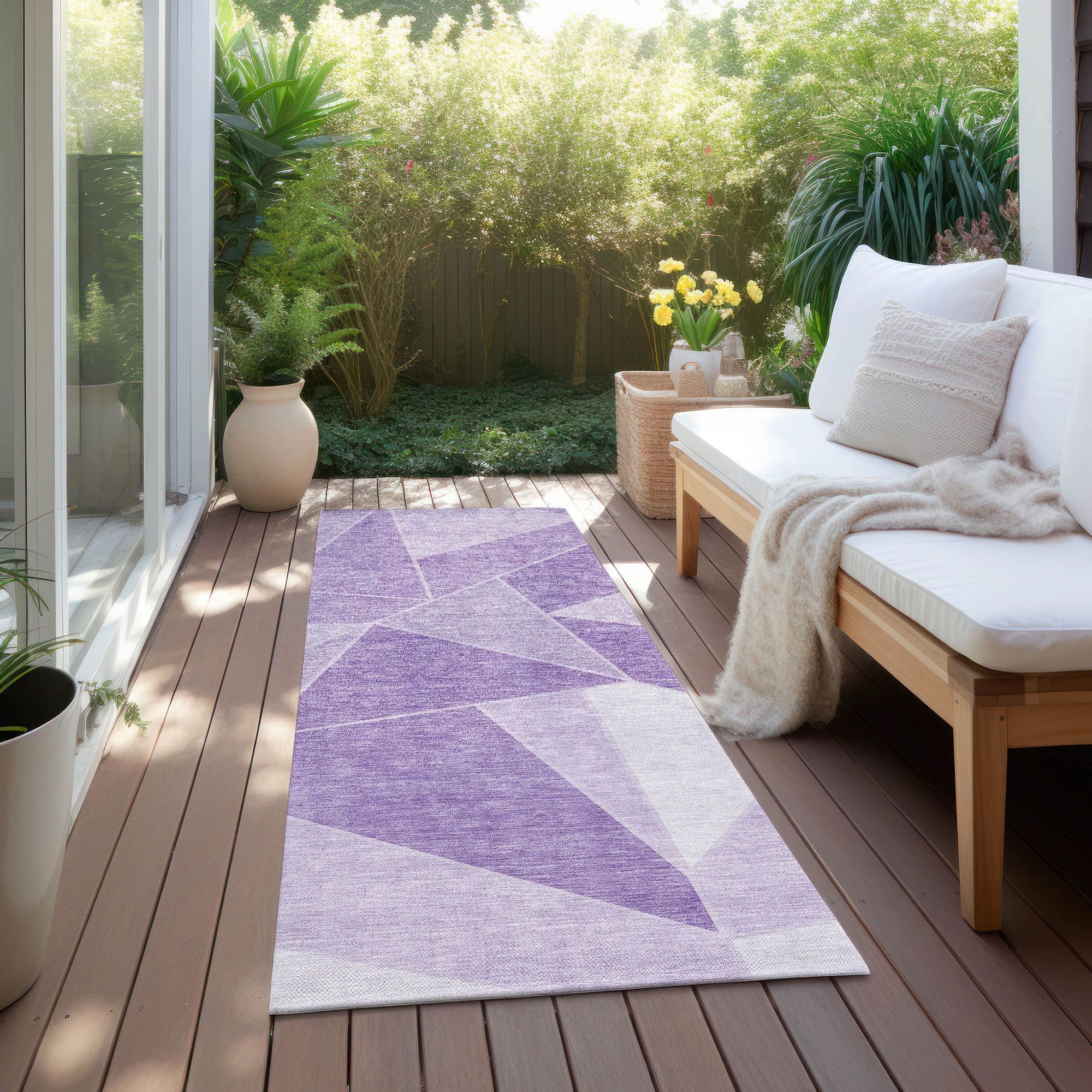 Machine Made ACN636 Lilac Purple Rugs #color_lilac purple