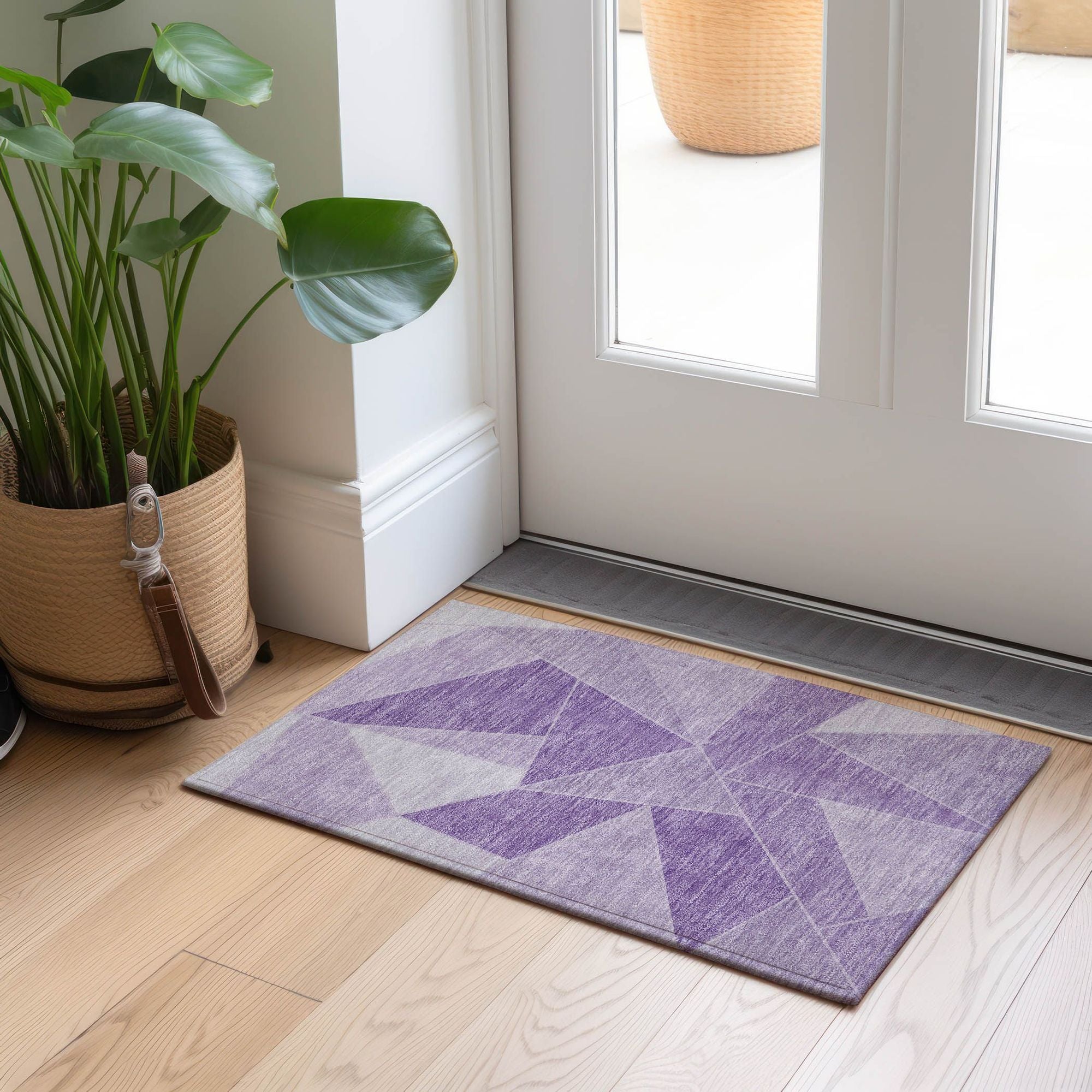 Machine Made ACN636 Lilac Purple Rugs #color_lilac purple