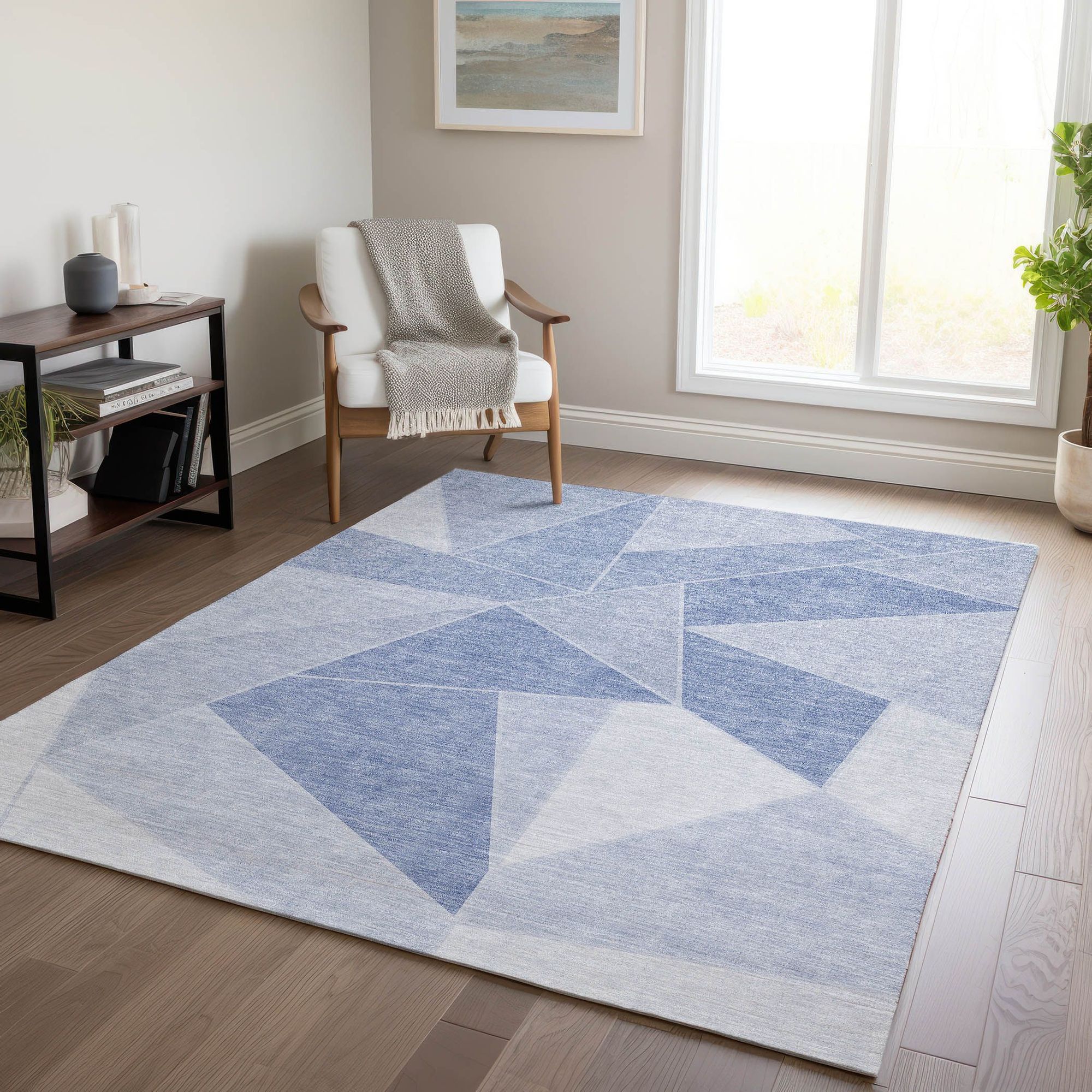 Machine Made ACN636 Sky Blue Rugs #color_sky blue