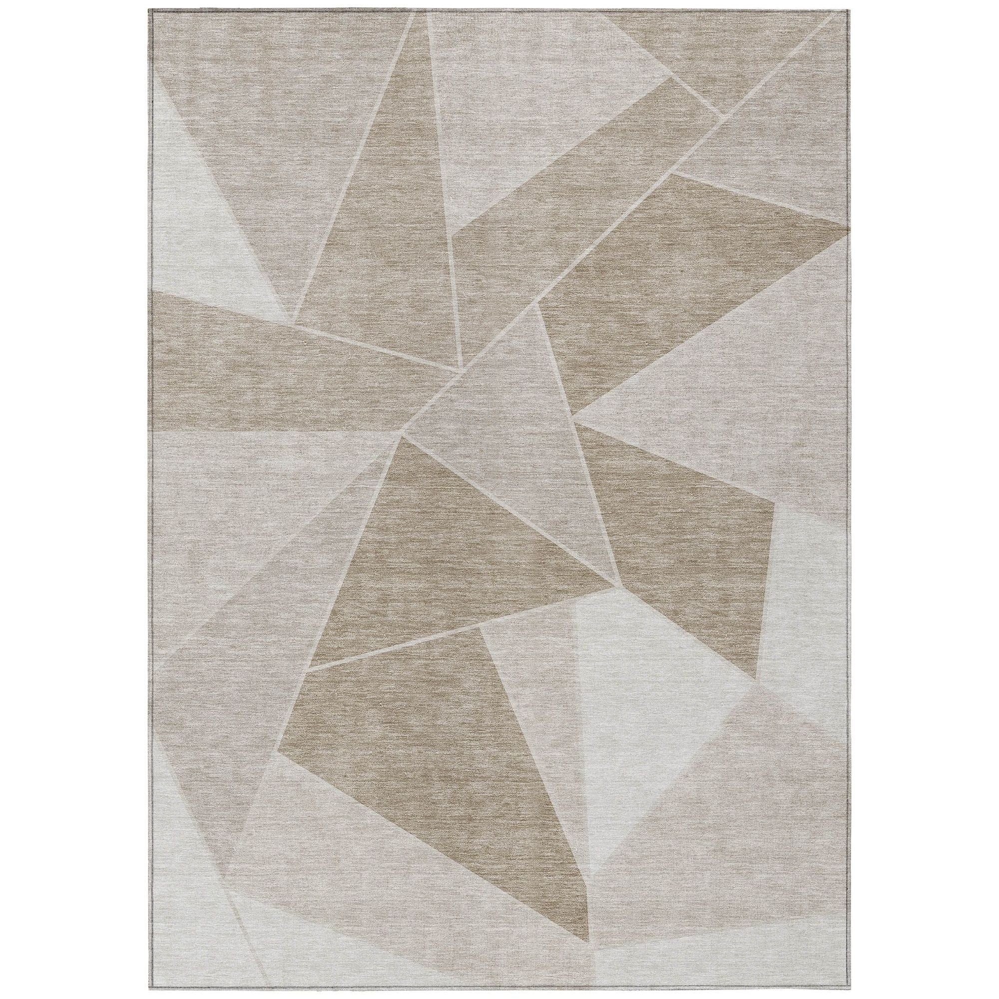 Machine Made ACN636 Taupe Brown Rugs #color_taupe brown