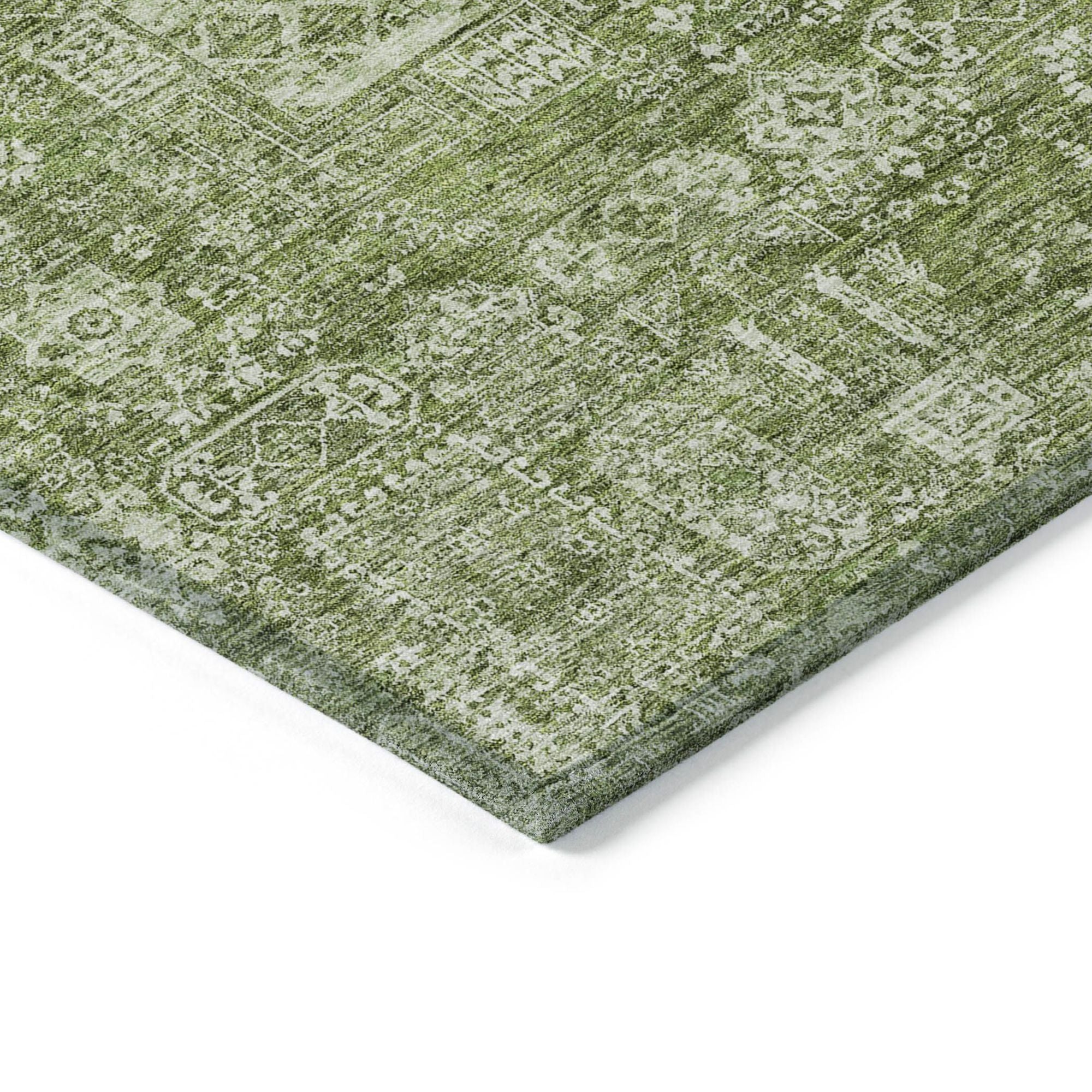 Machine Made ACN637 Aloe Green Rugs #color_aloe green