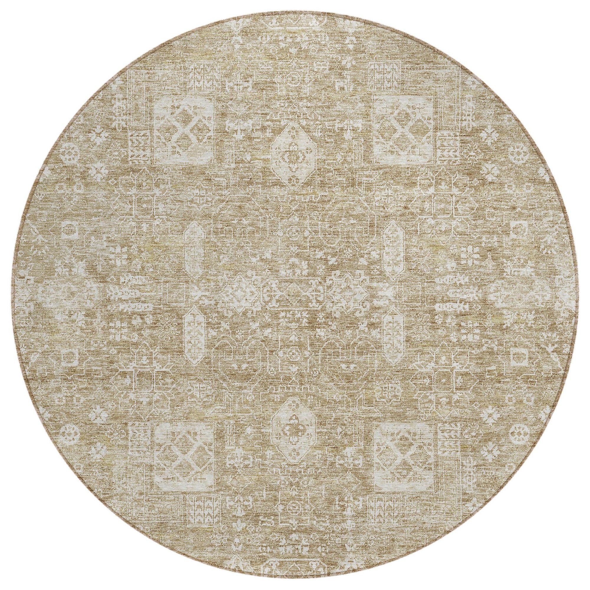 Machine Made ACN637 Beige Brown Rugs #color_beige brown