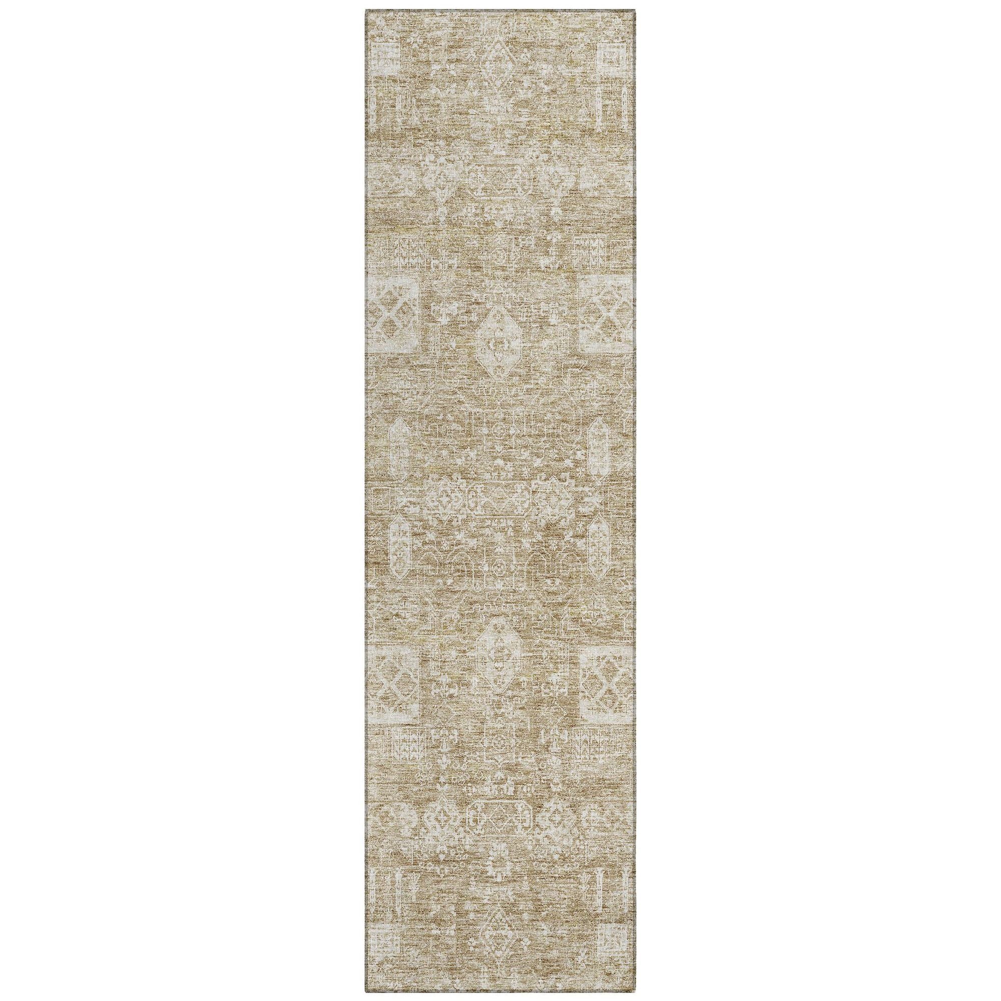 Machine Made ACN637 Beige Brown Rugs #color_beige brown