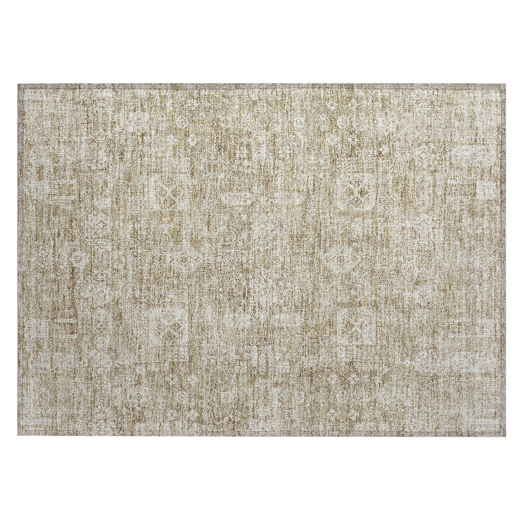 Machine Made ACN637 Beige Brown Rugs #color_beige brown