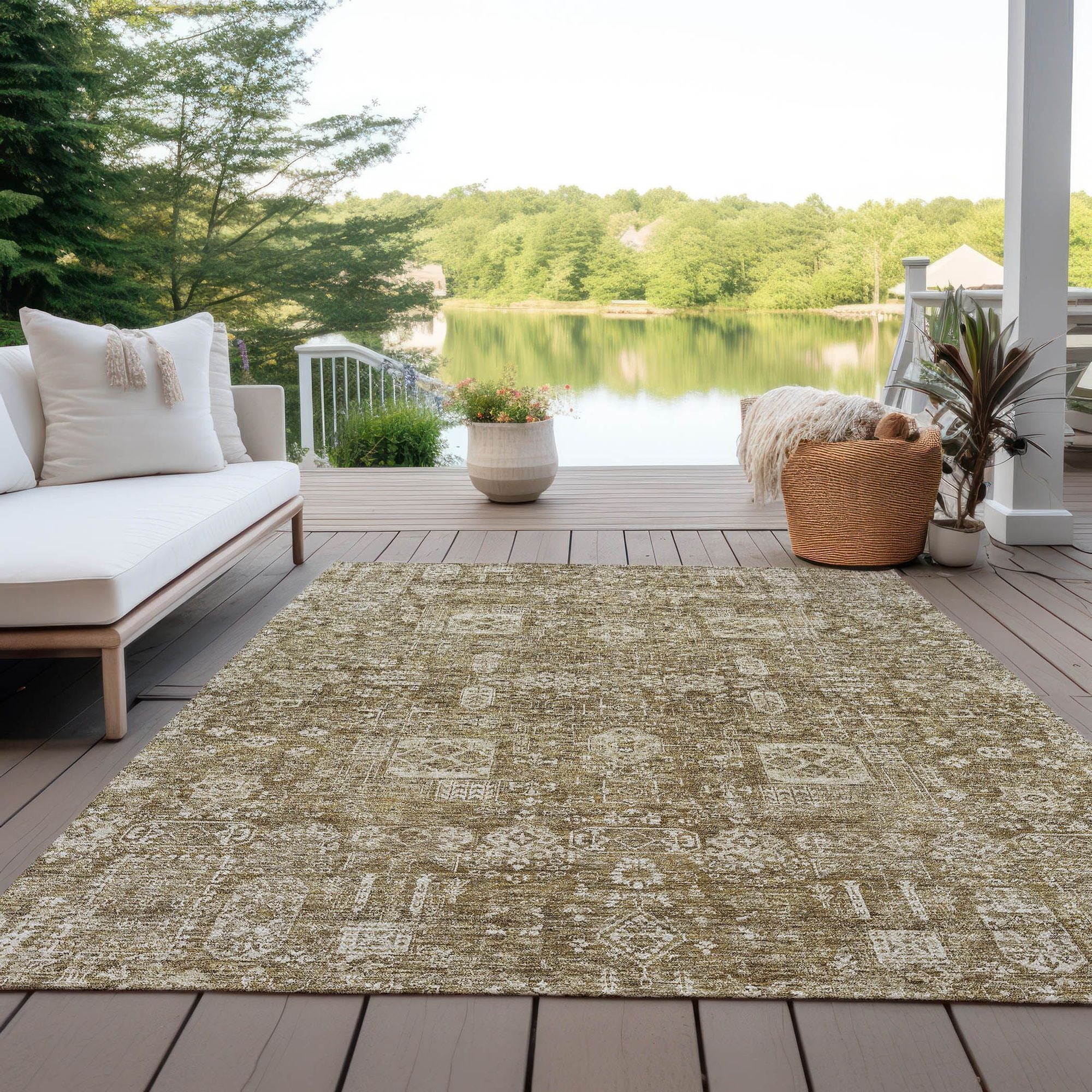 Machine Made ACN637 Brown  Rugs #color_brown 