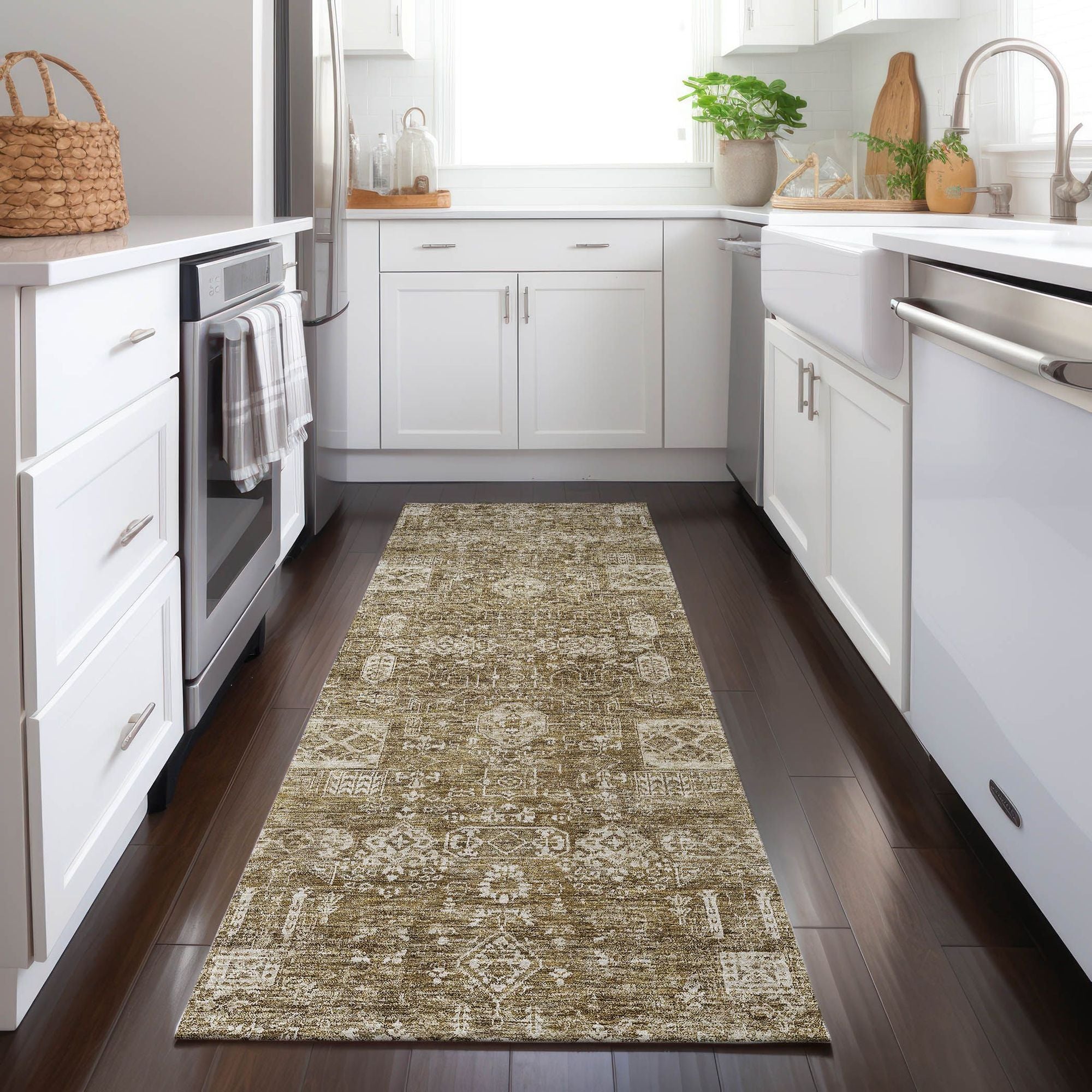 Machine Made ACN637 Brown  Rugs #color_brown 