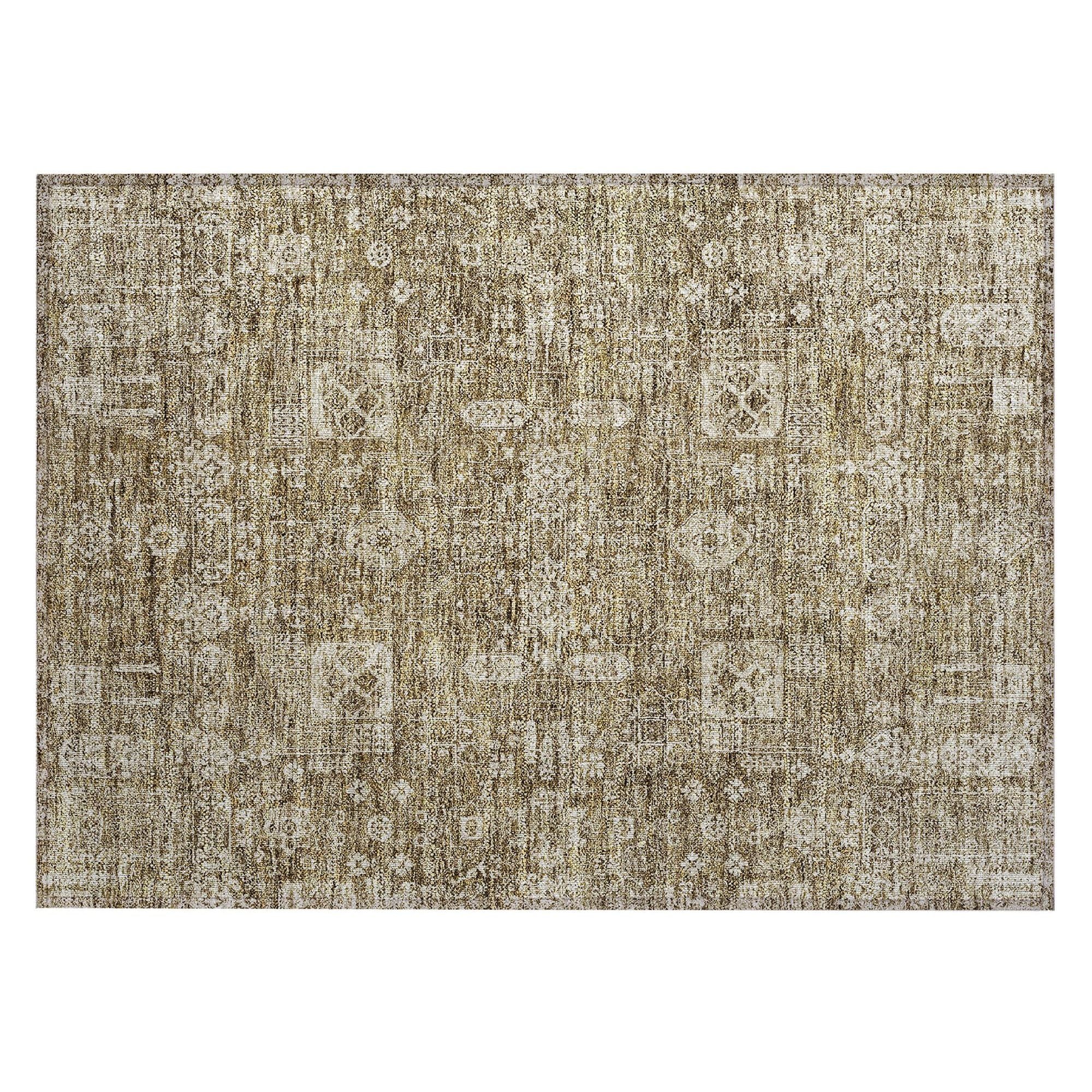 Machine Made ACN637 Brown  Rugs #color_brown 