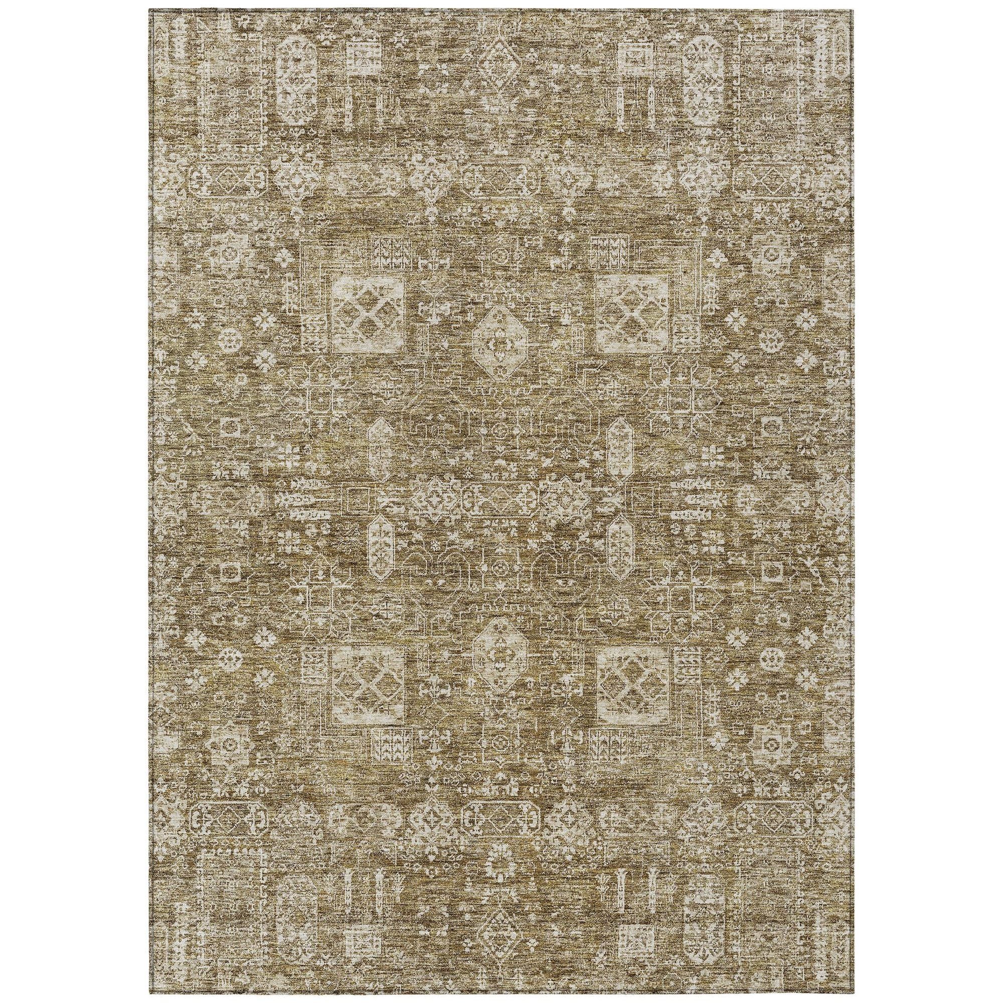 Machine Made ACN637 Brown  Rugs #color_brown 