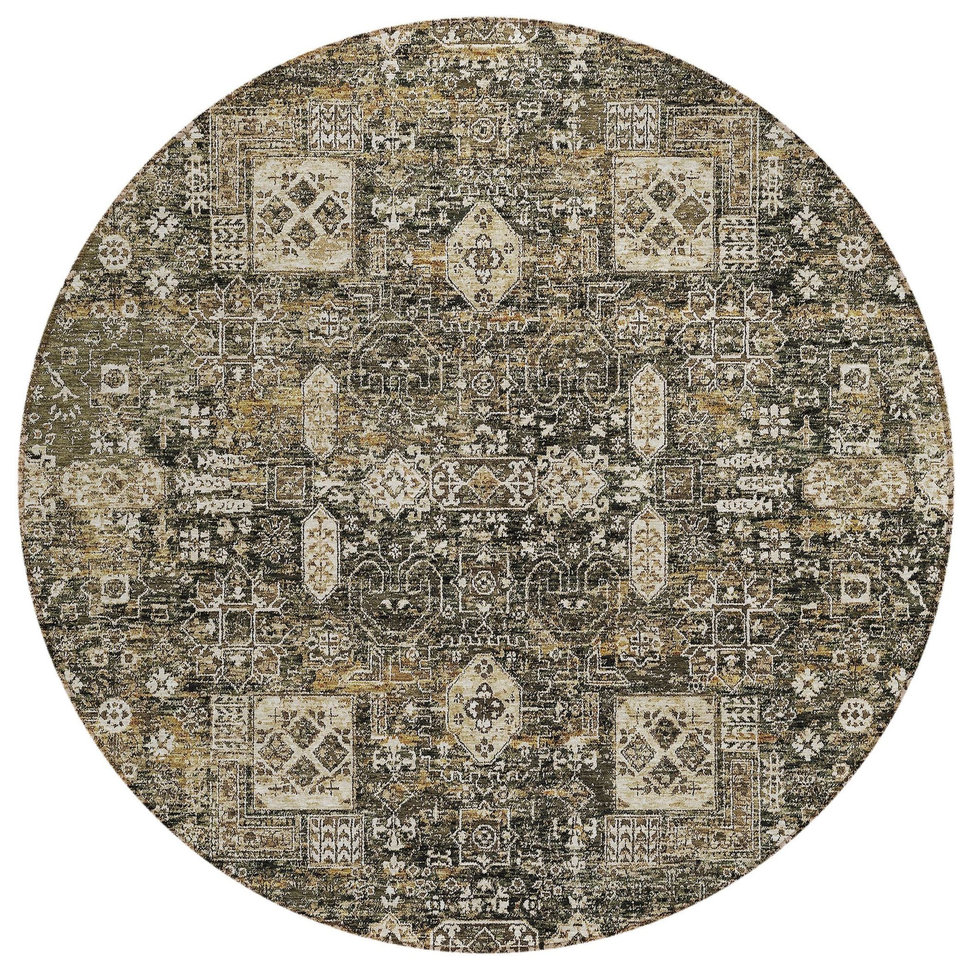 Machine Made ACN637 Coffee Brown Rugs #color_coffee brown