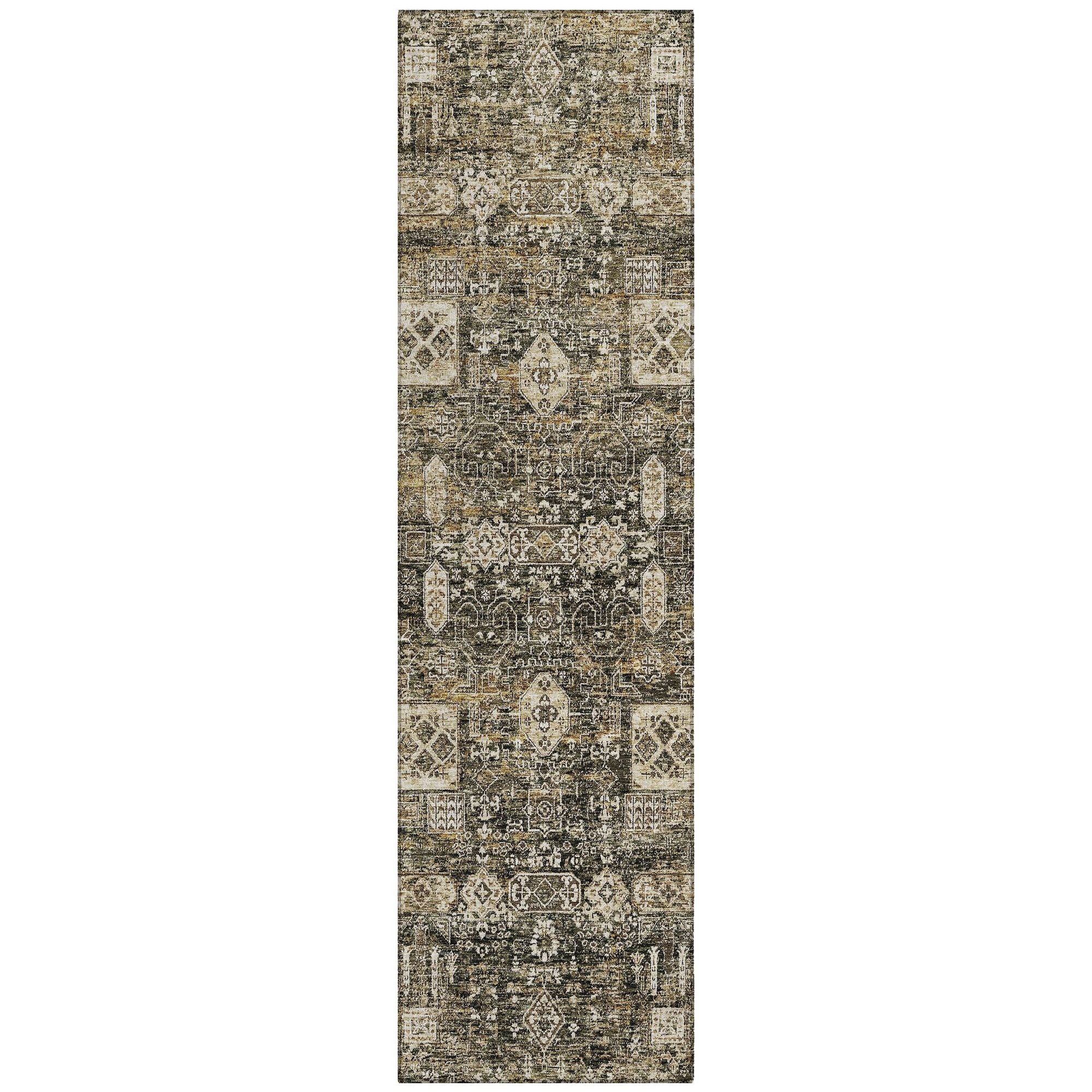 Machine Made ACN637 Coffee Brown Rugs #color_coffee brown