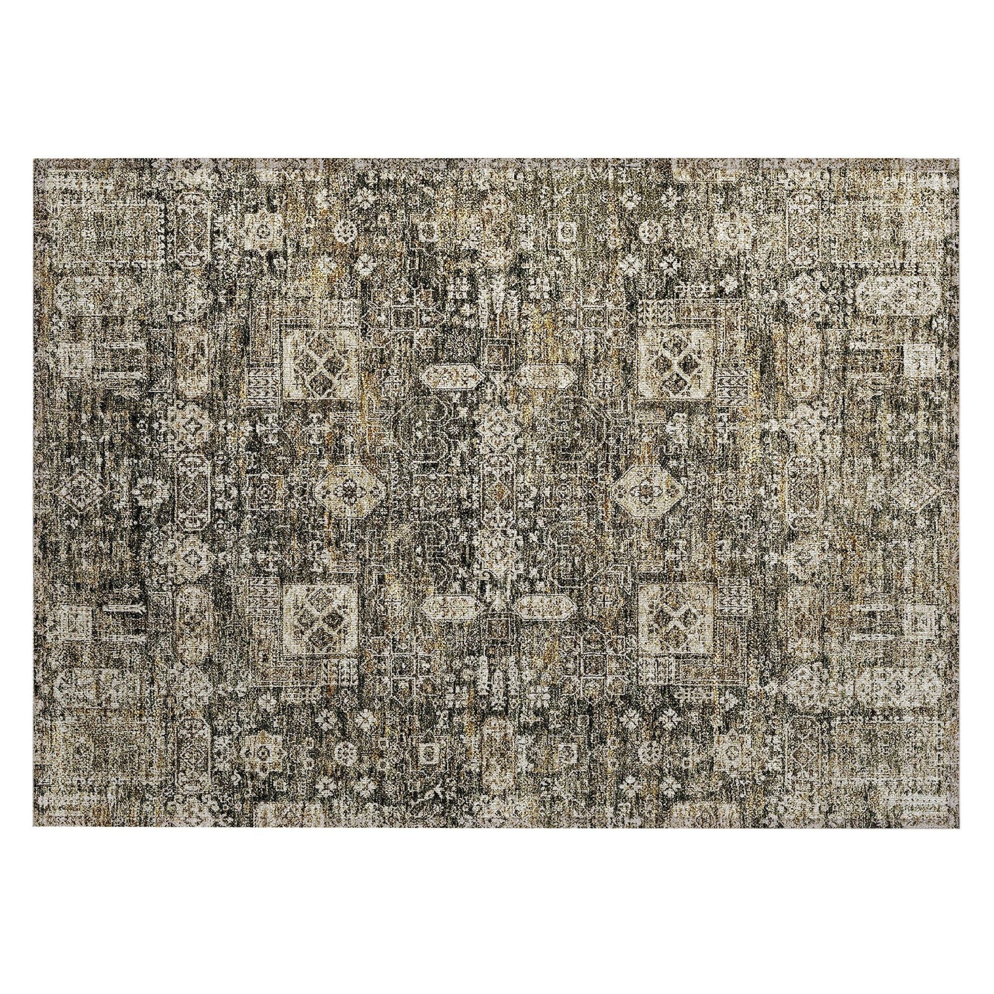 Machine Made ACN637 Coffee Brown Rugs #color_coffee brown