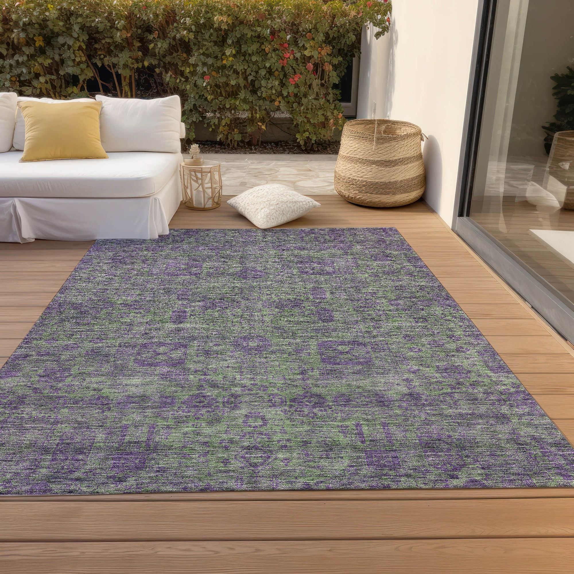 Machine Made ACN637 Fern Green Rugs #color_fern green