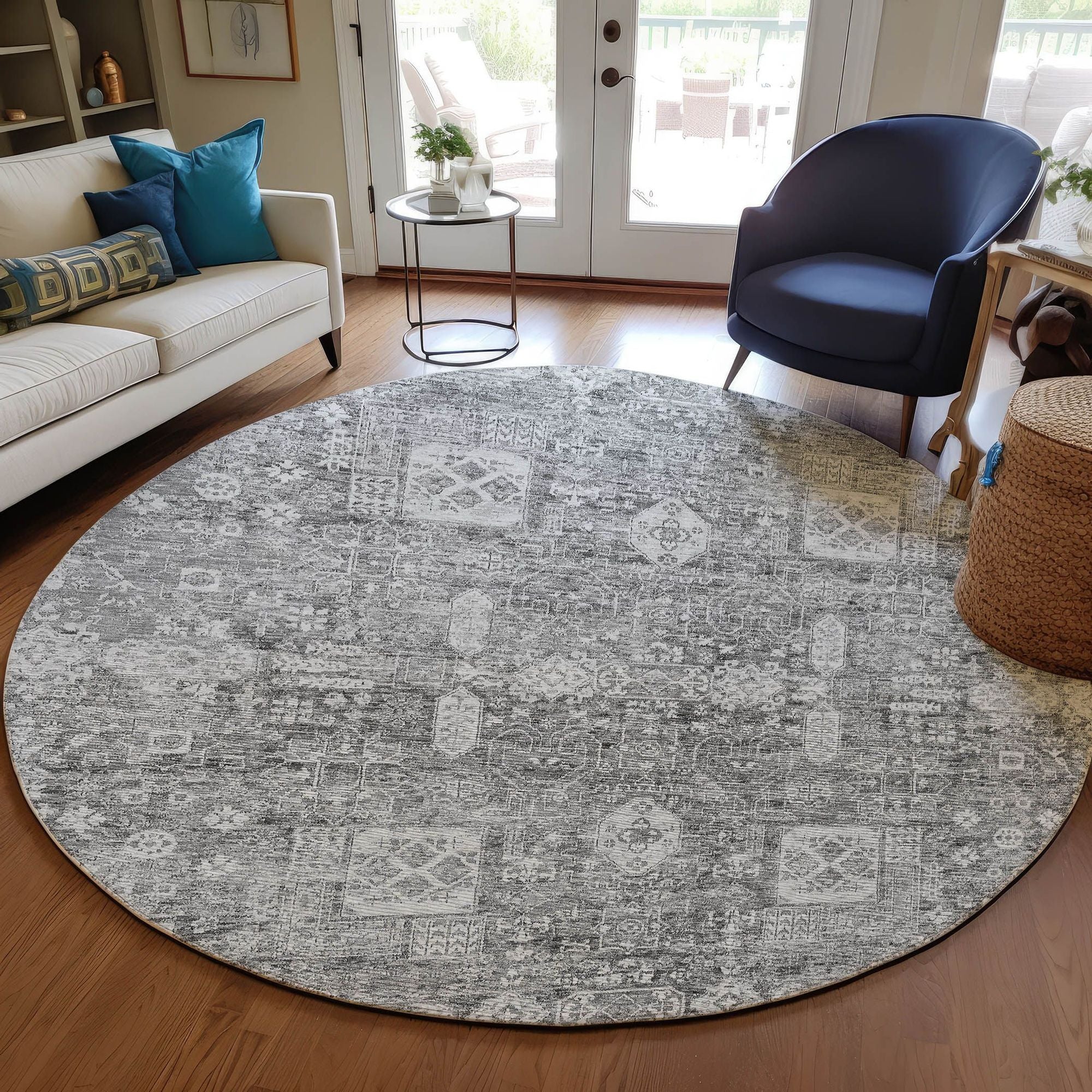 Machine Made ACN637 Gray  Rugs #color_gray 