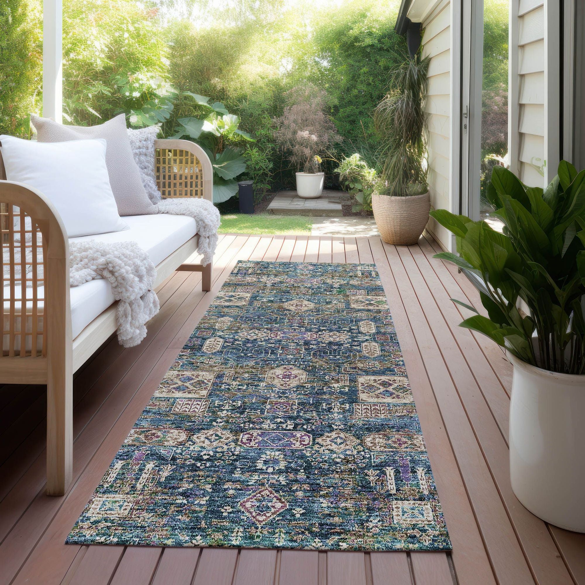 Machine Made ACN637 Green  Rugs #color_green 