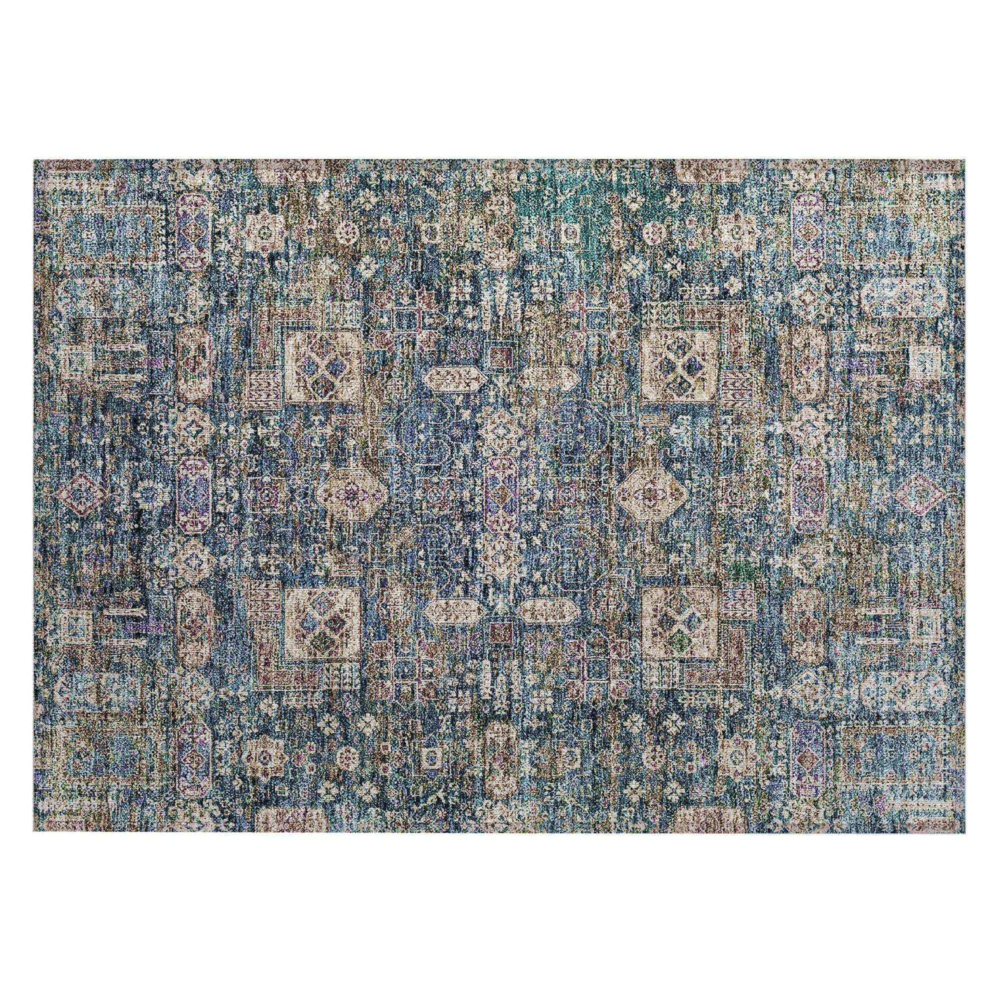 Machine Made ACN637 Green  Rugs #color_green 