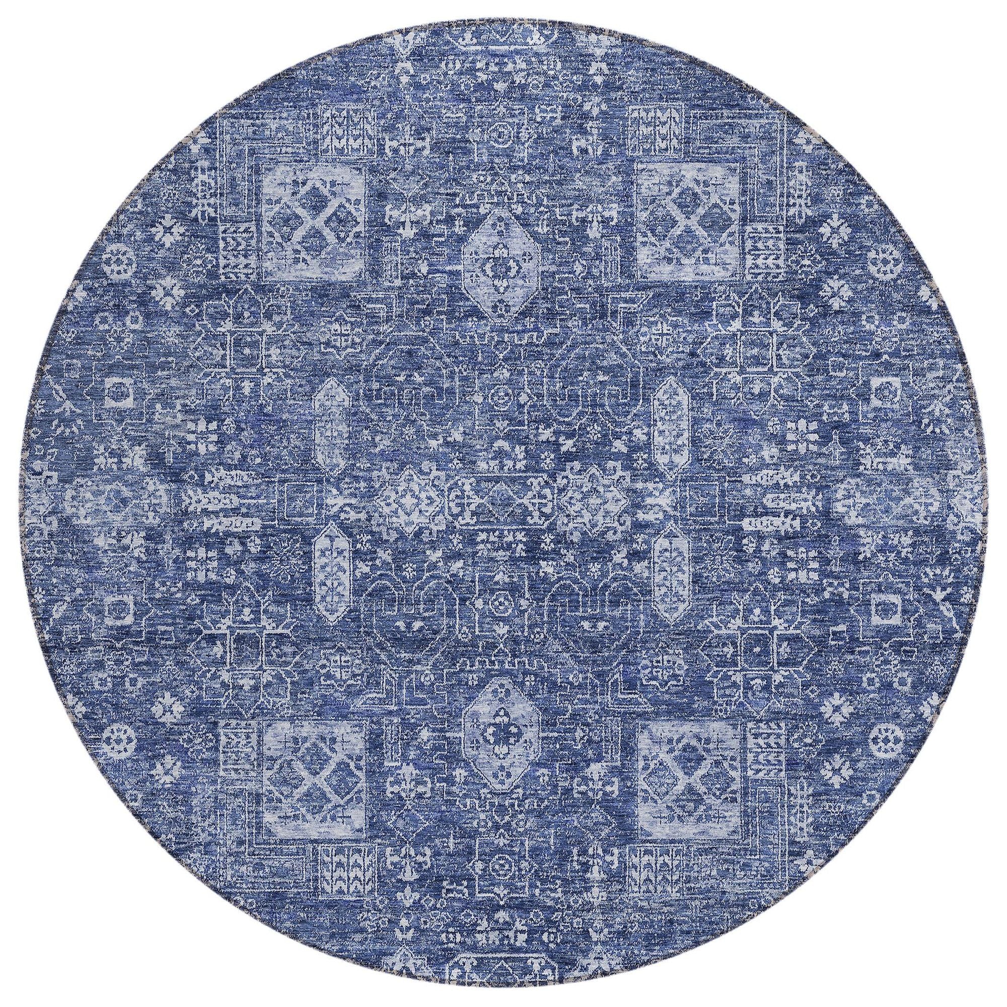 Machine Made ACN637 Navy Blue Rugs #color_navy blue