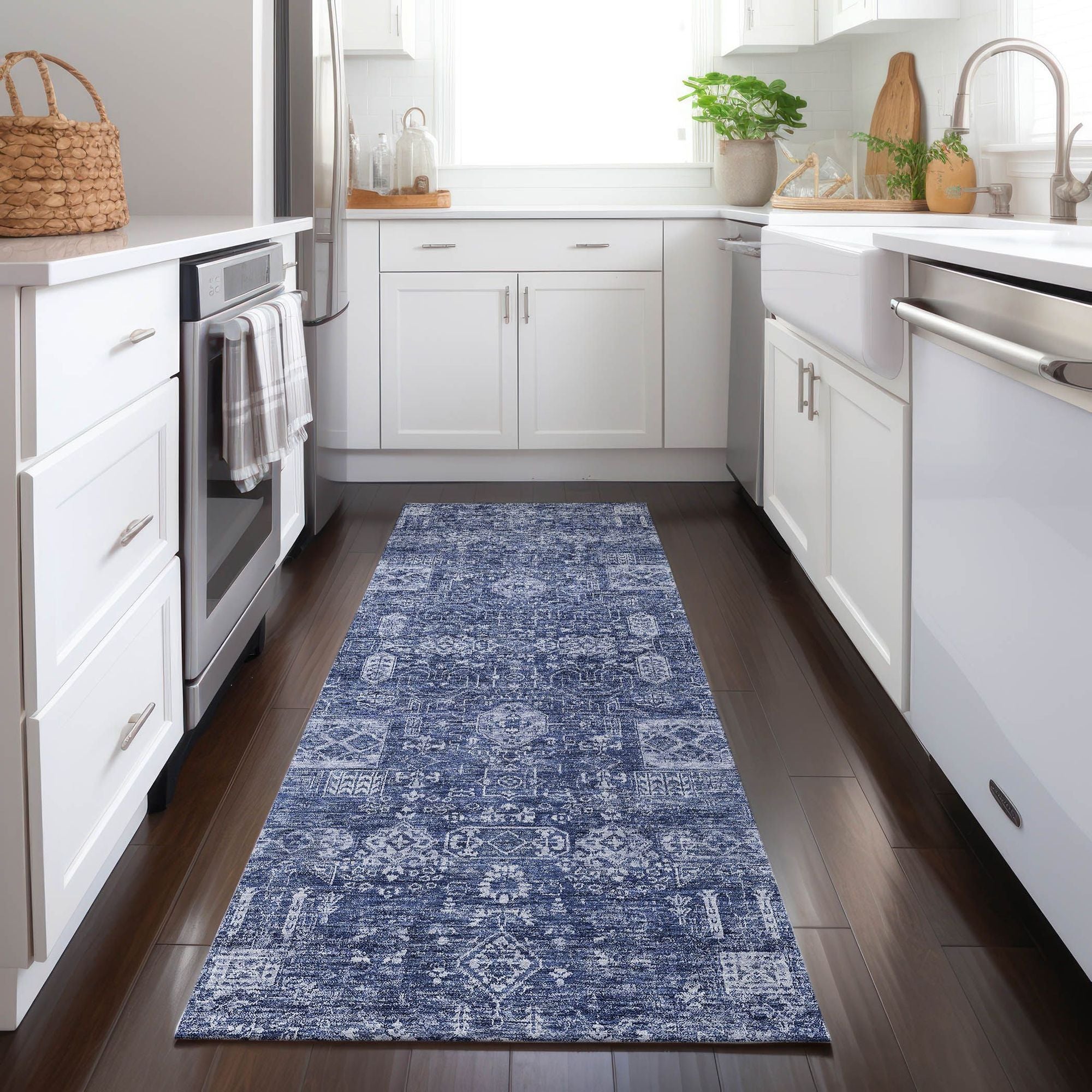 Machine Made ACN637 Navy Blue Rugs #color_navy blue