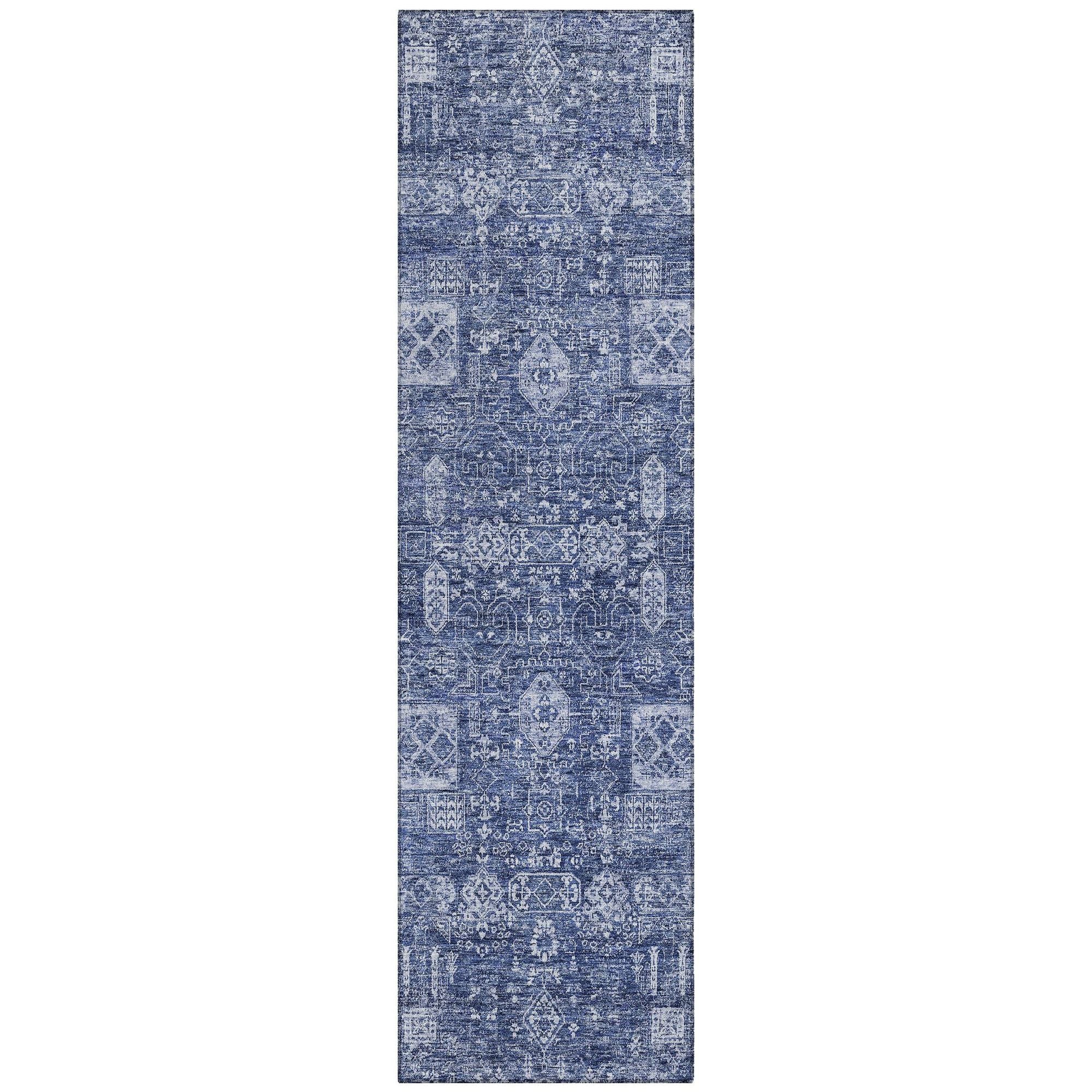 Machine Made ACN637 Navy Blue Rugs #color_navy blue