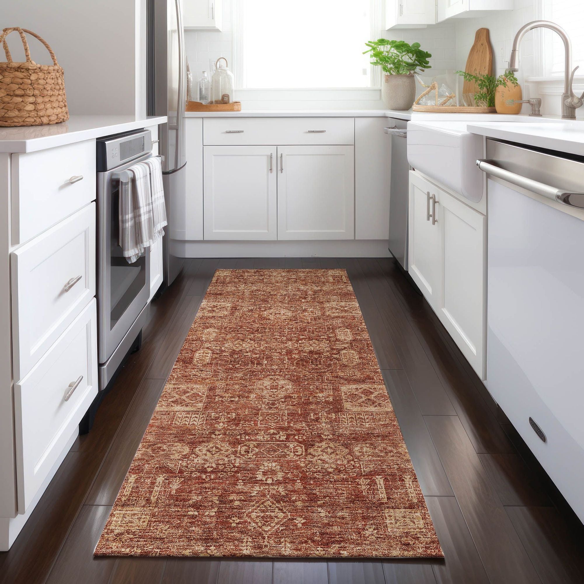 Machine Made ACN637 Paprika Orange Rugs #color_paprika orange