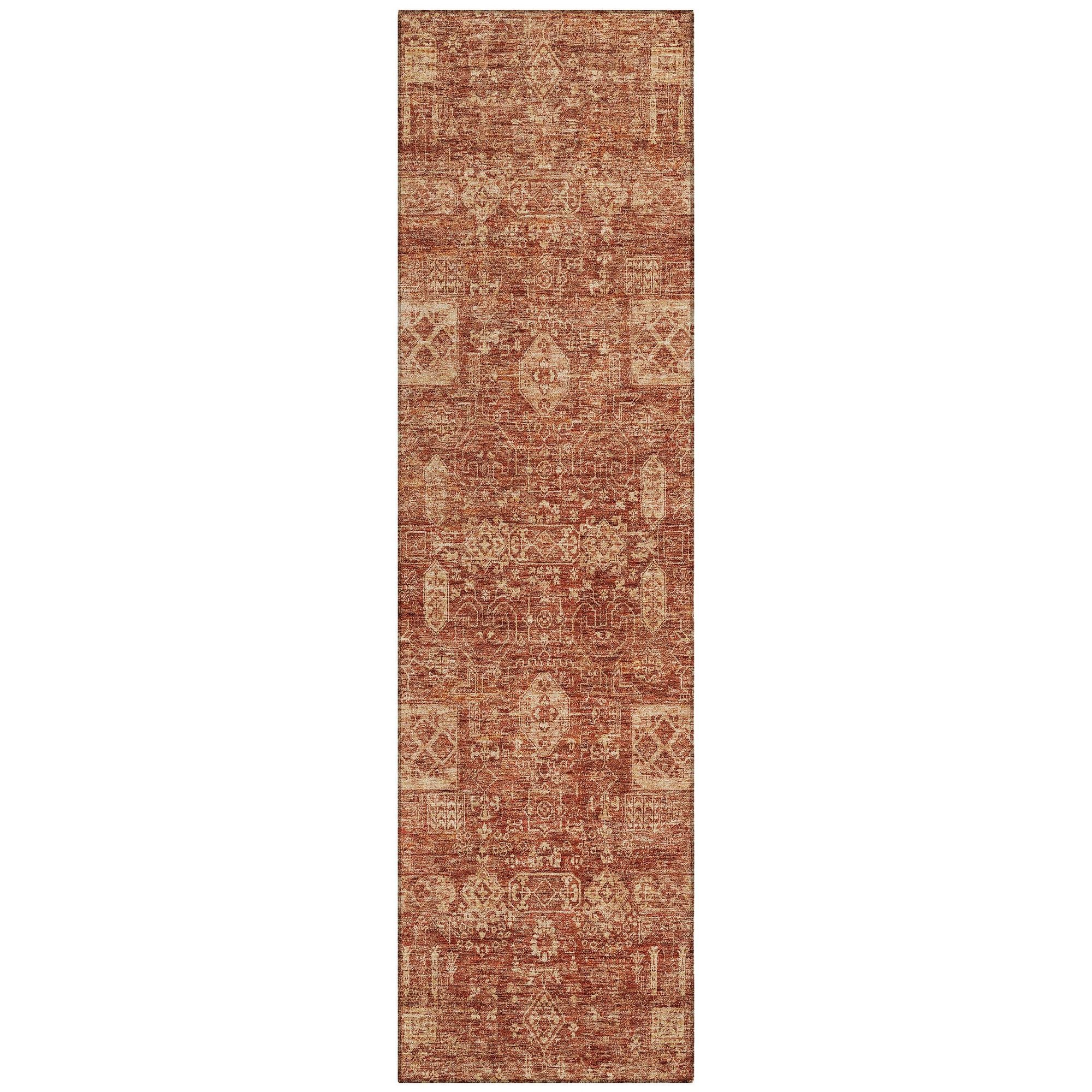 Machine Made ACN637 Paprika Orange Rugs #color_paprika orange