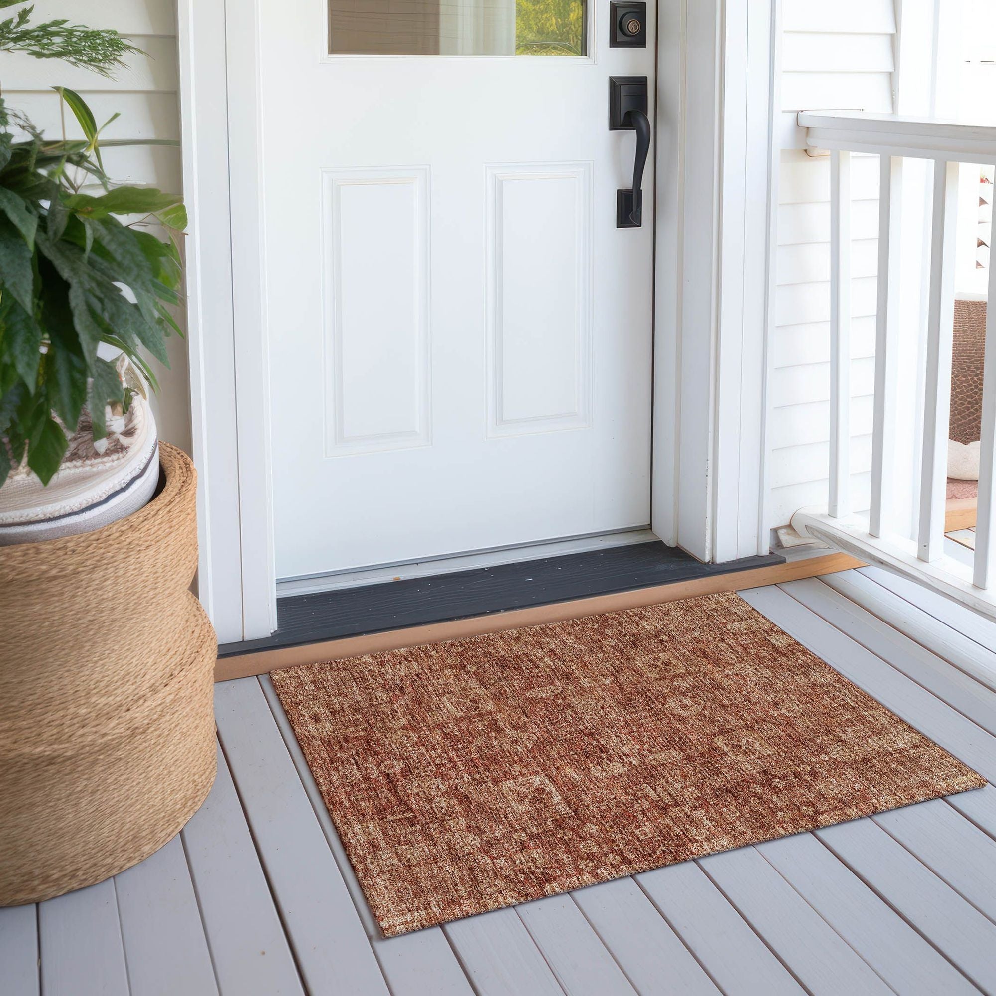 Machine Made ACN637 Paprika Orange Rugs #color_paprika orange