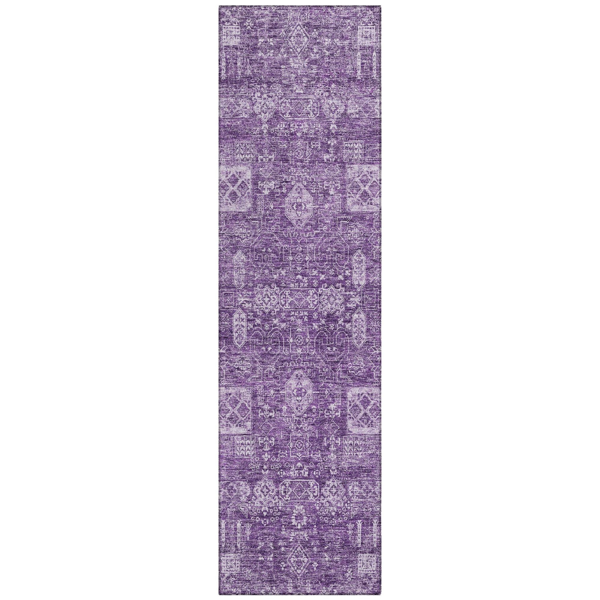 Machine Made ACN637 Purple  Rugs #color_purple 