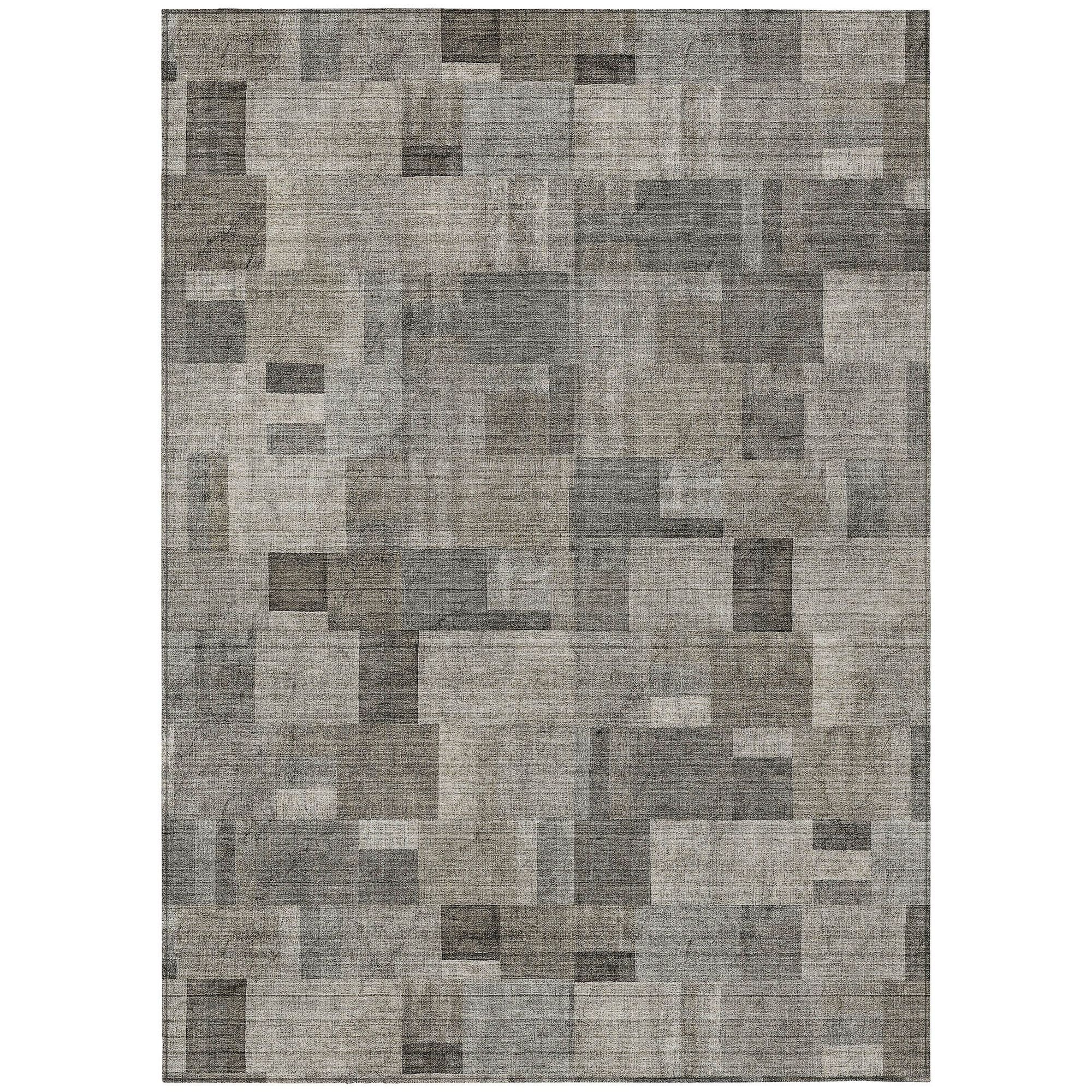 Machine Made ACN639 Taupe Brown Rugs #color_taupe brown