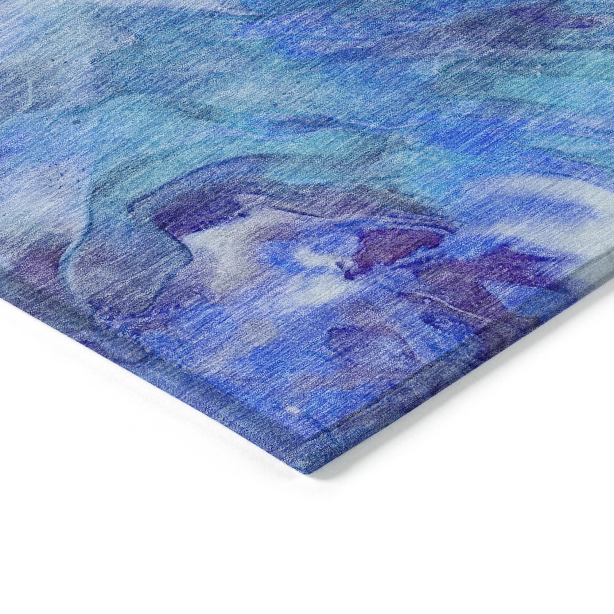 Machine Made ACN641 Blue  Rugs #color_blue 