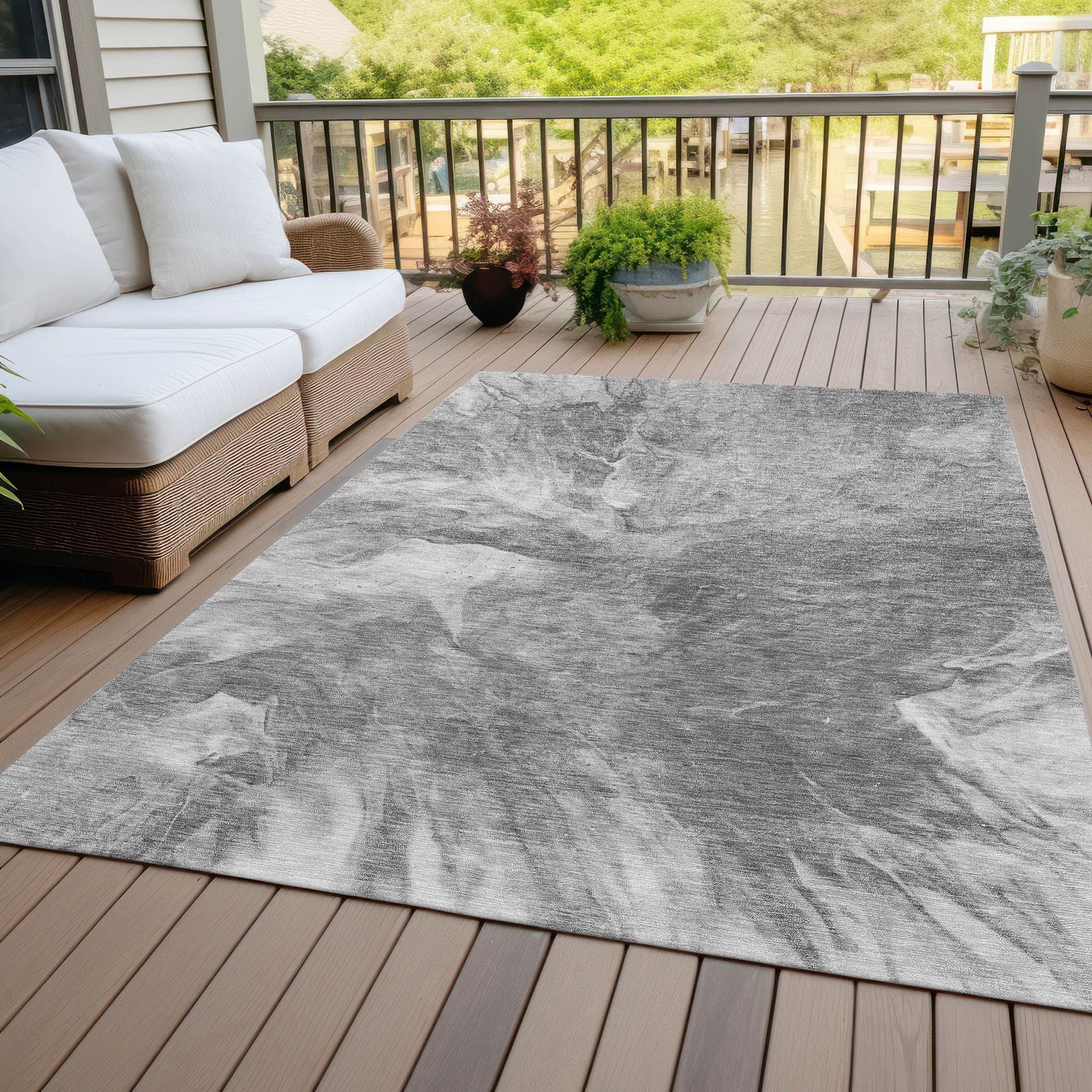 Machine Made ACN641 Gray  Rugs #color_gray 