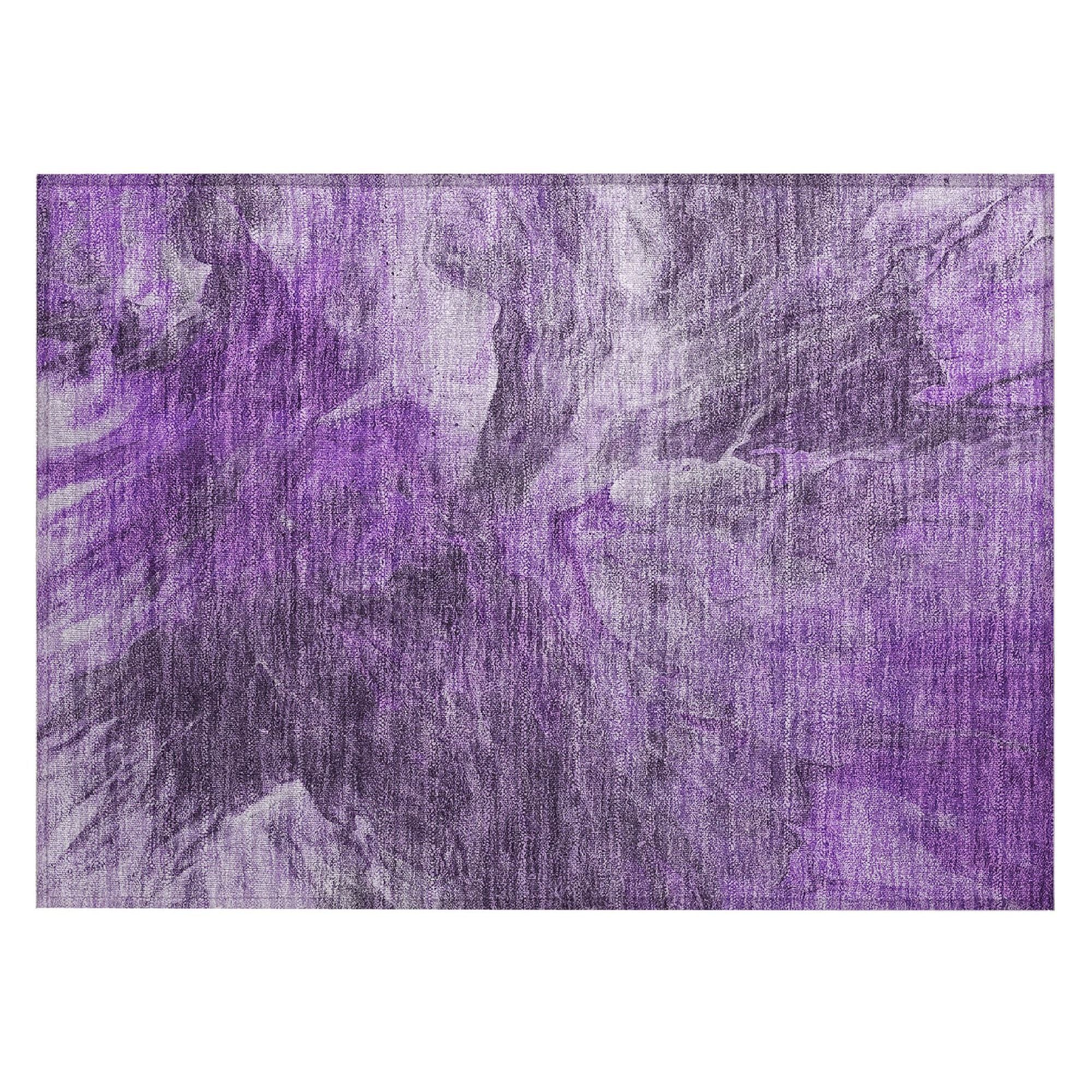 Machine Made ACN641 Purple  Rugs #color_purple 