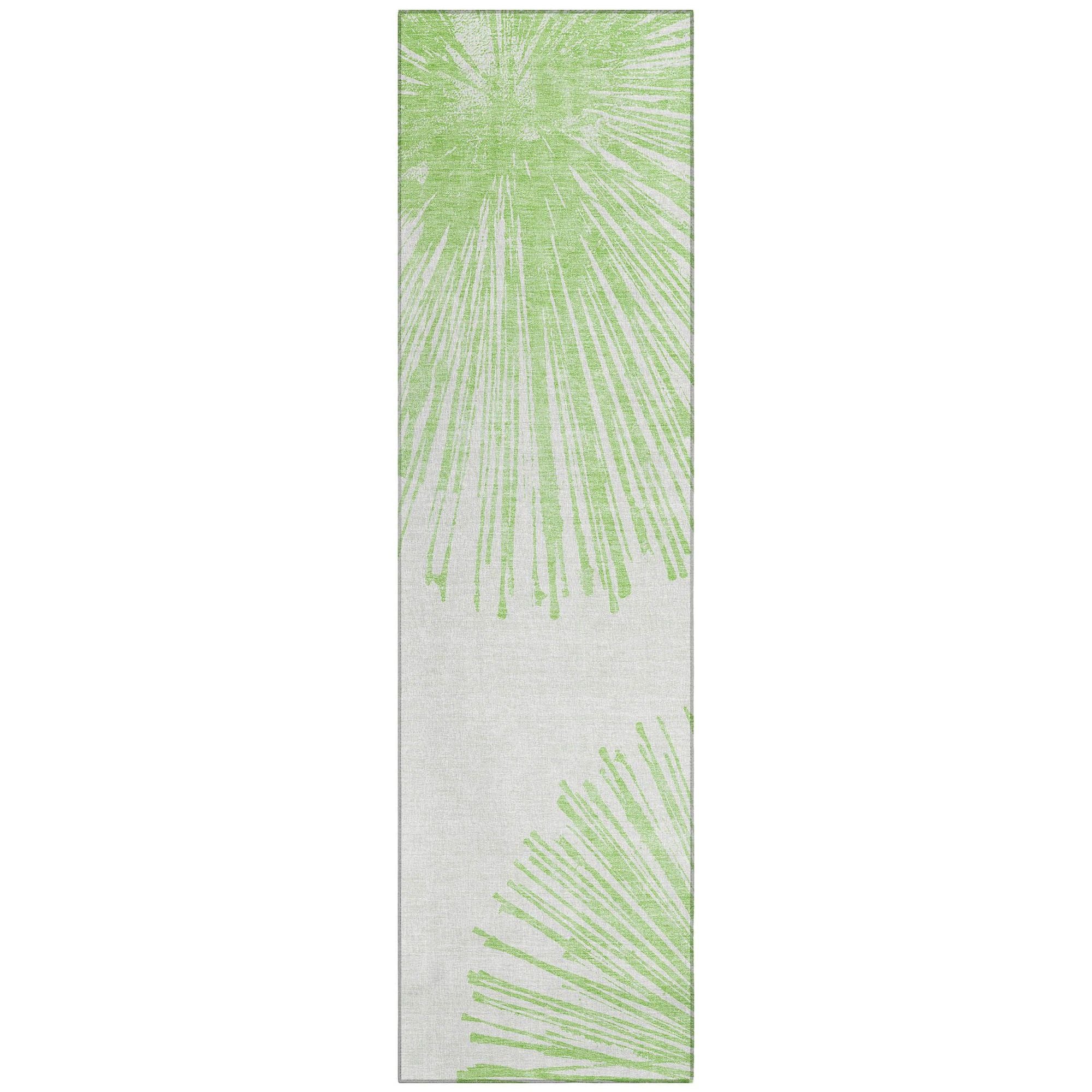 Machine Made ACN642 Aloe Green Rugs #color_aloe green