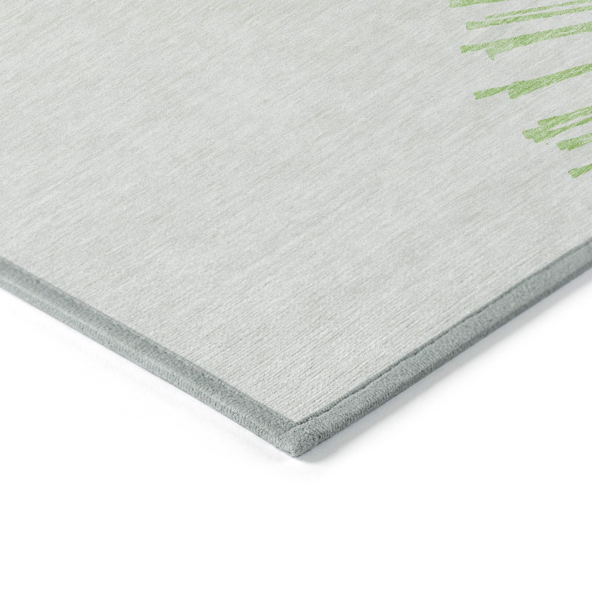 Machine Made ACN642 Aloe Green Rugs #color_aloe green