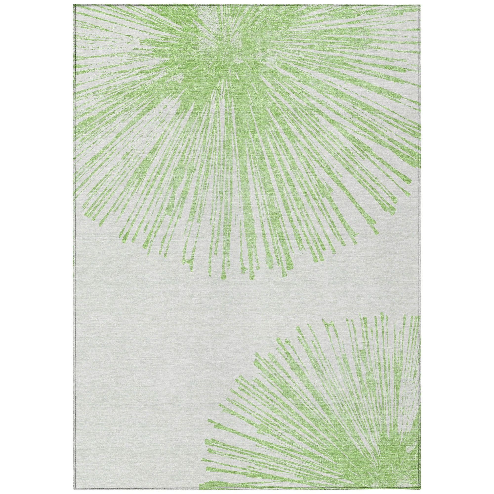 Machine Made ACN642 Aloe Green Rugs #color_aloe green