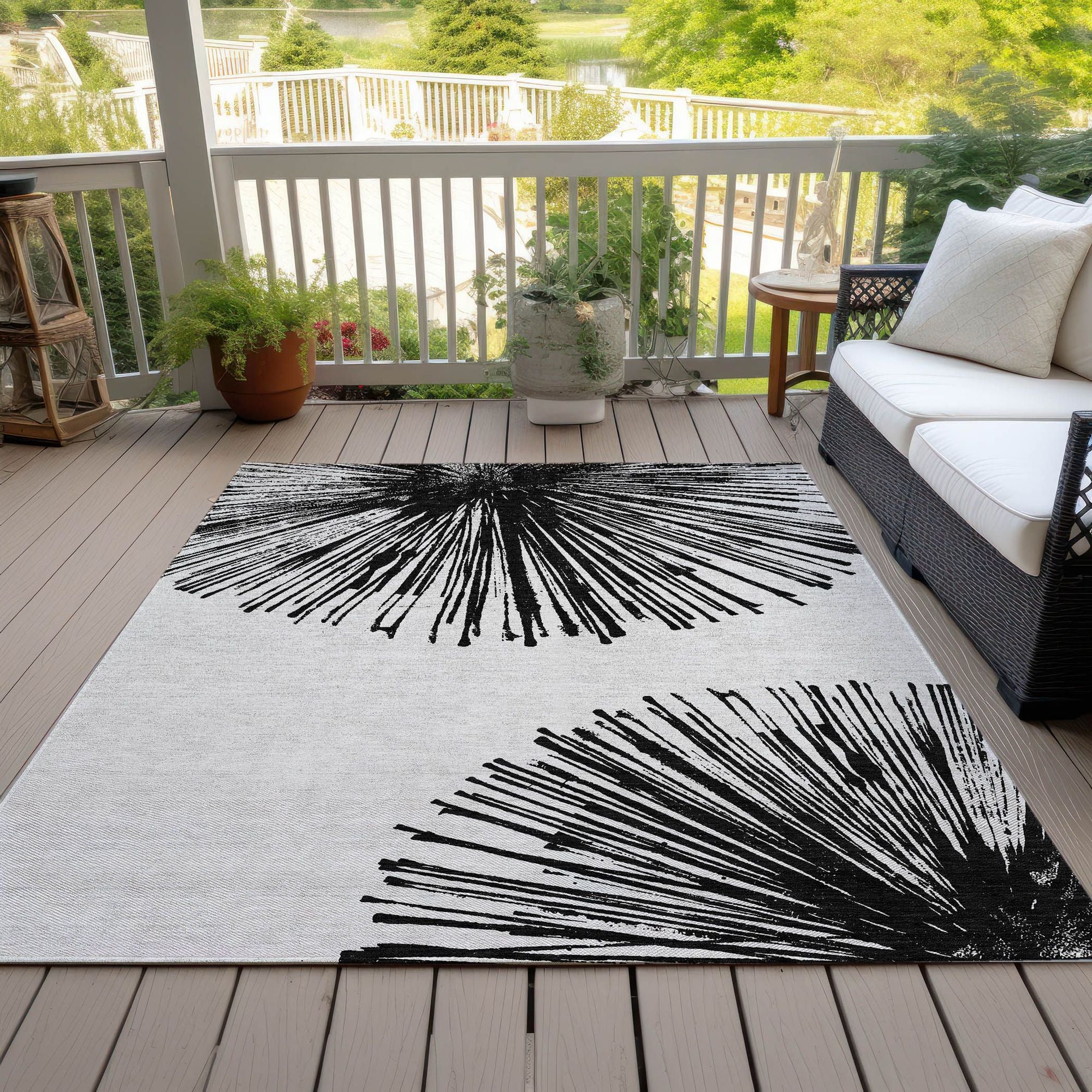 Machine Made ACN642 Black  Rugs #color_black 