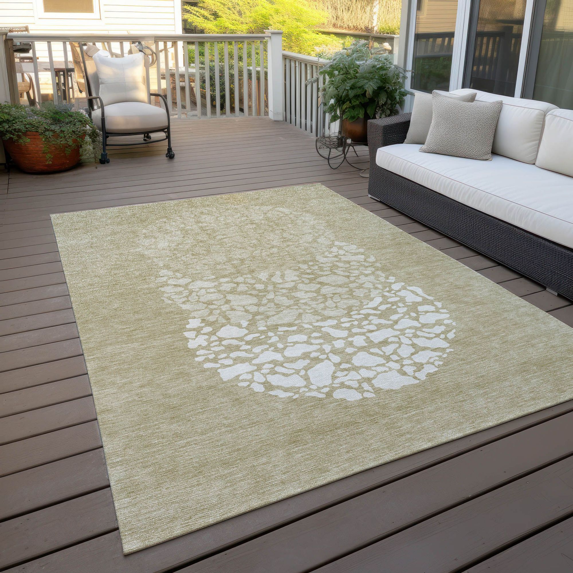 Machine Made ACN643 Beige Brown Rugs #color_beige brown