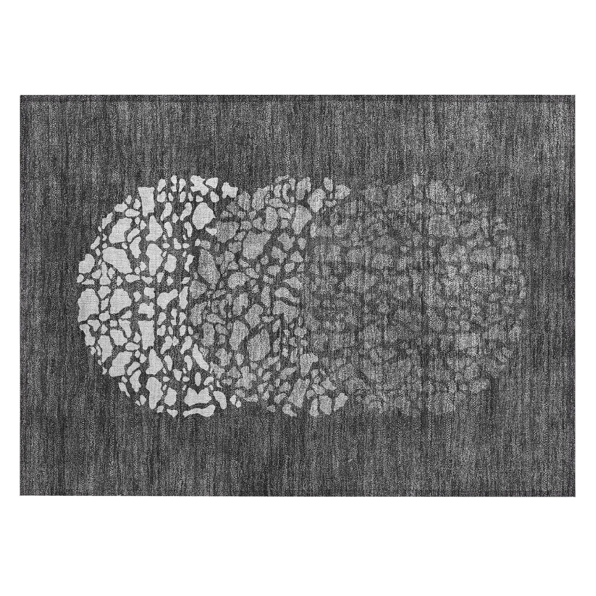 Machine Made ACN643 Charcoal Gray Rugs #color_charcoal gray