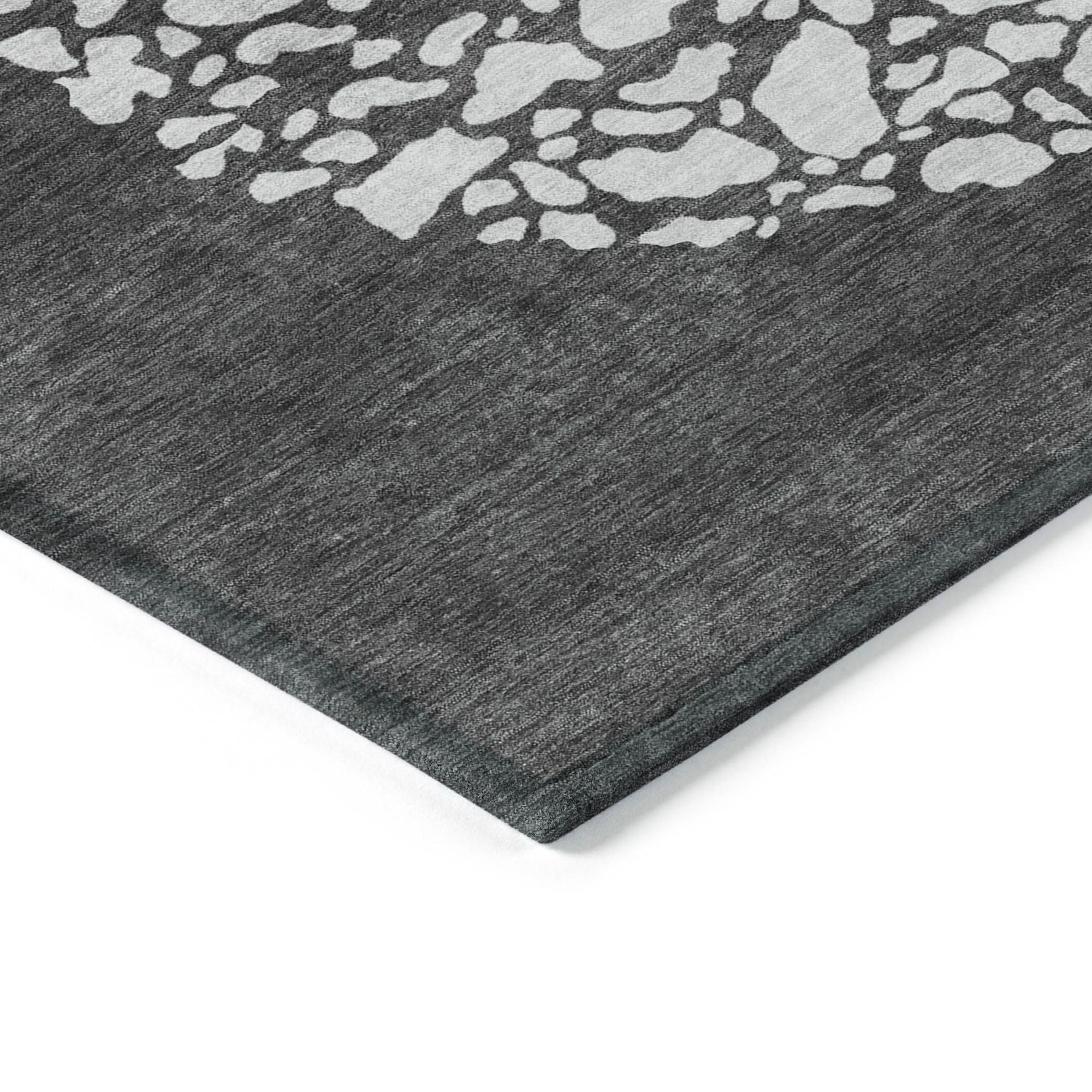 Machine Made ACN643 Charcoal Gray Rugs #color_charcoal gray