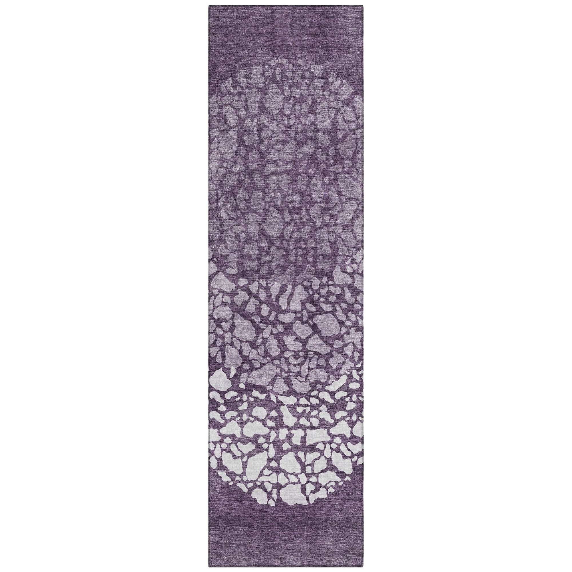 Machine Made ACN643 Eggplant Purple Rugs #color_eggplant purple