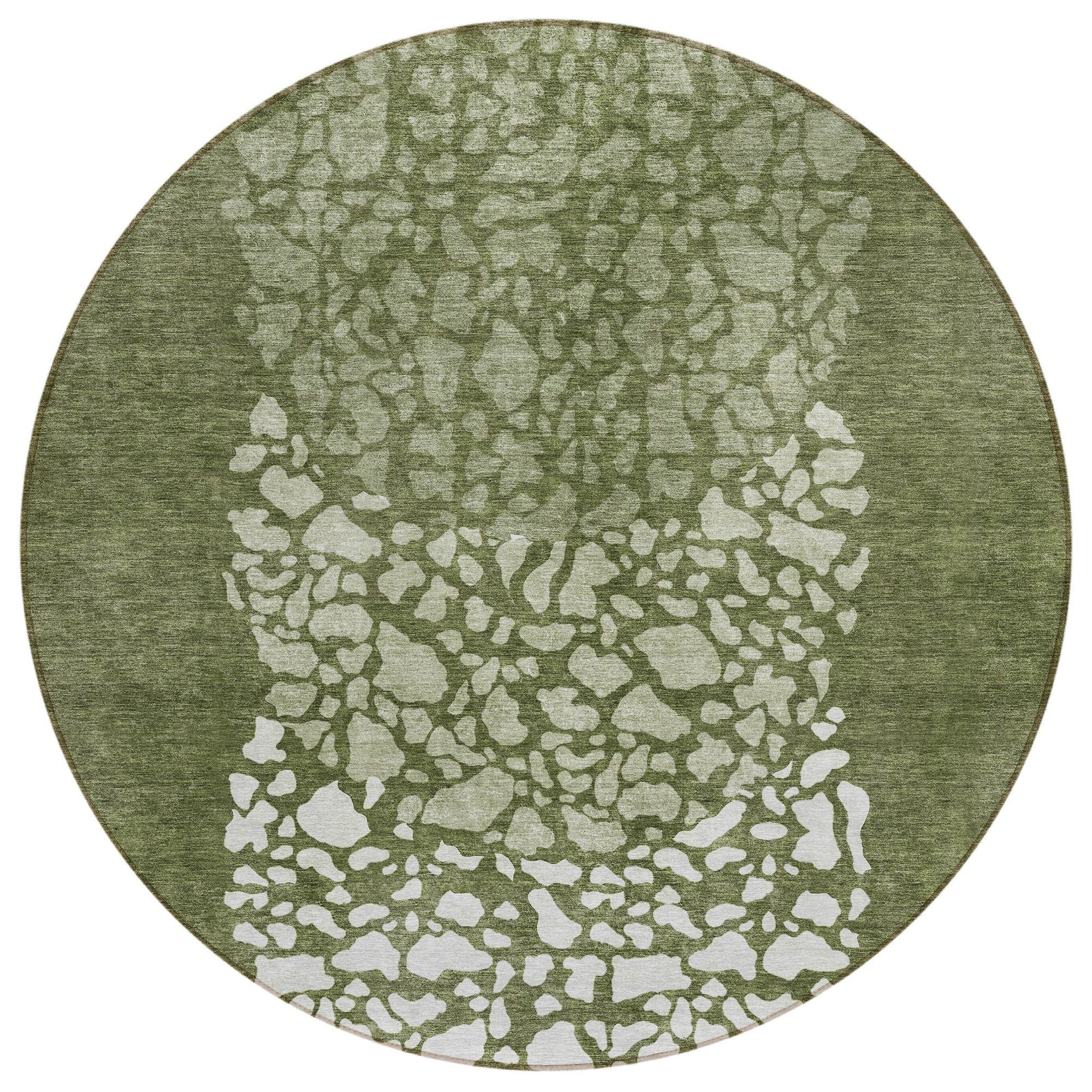 Machine Made ACN643 Olive Green Rugs #color_olive green