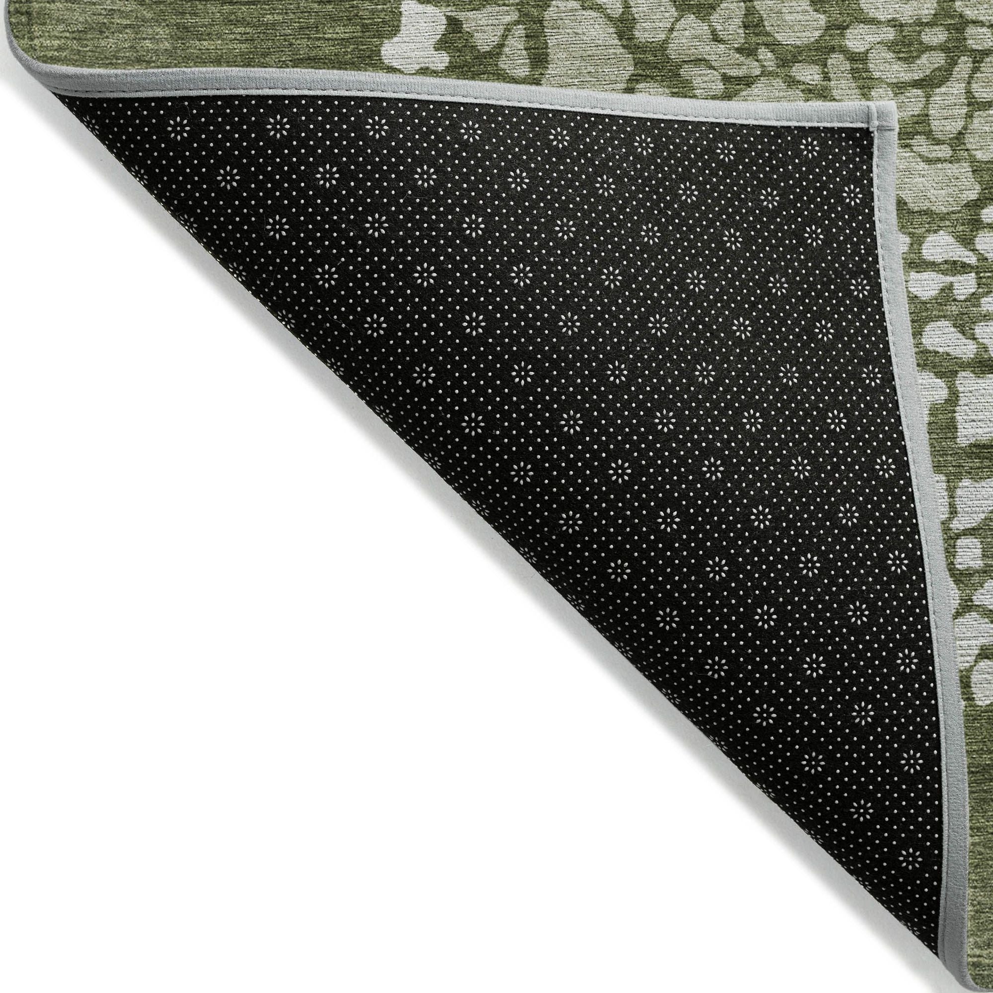 Machine Made ACN643 Olive Green Rugs #color_olive green