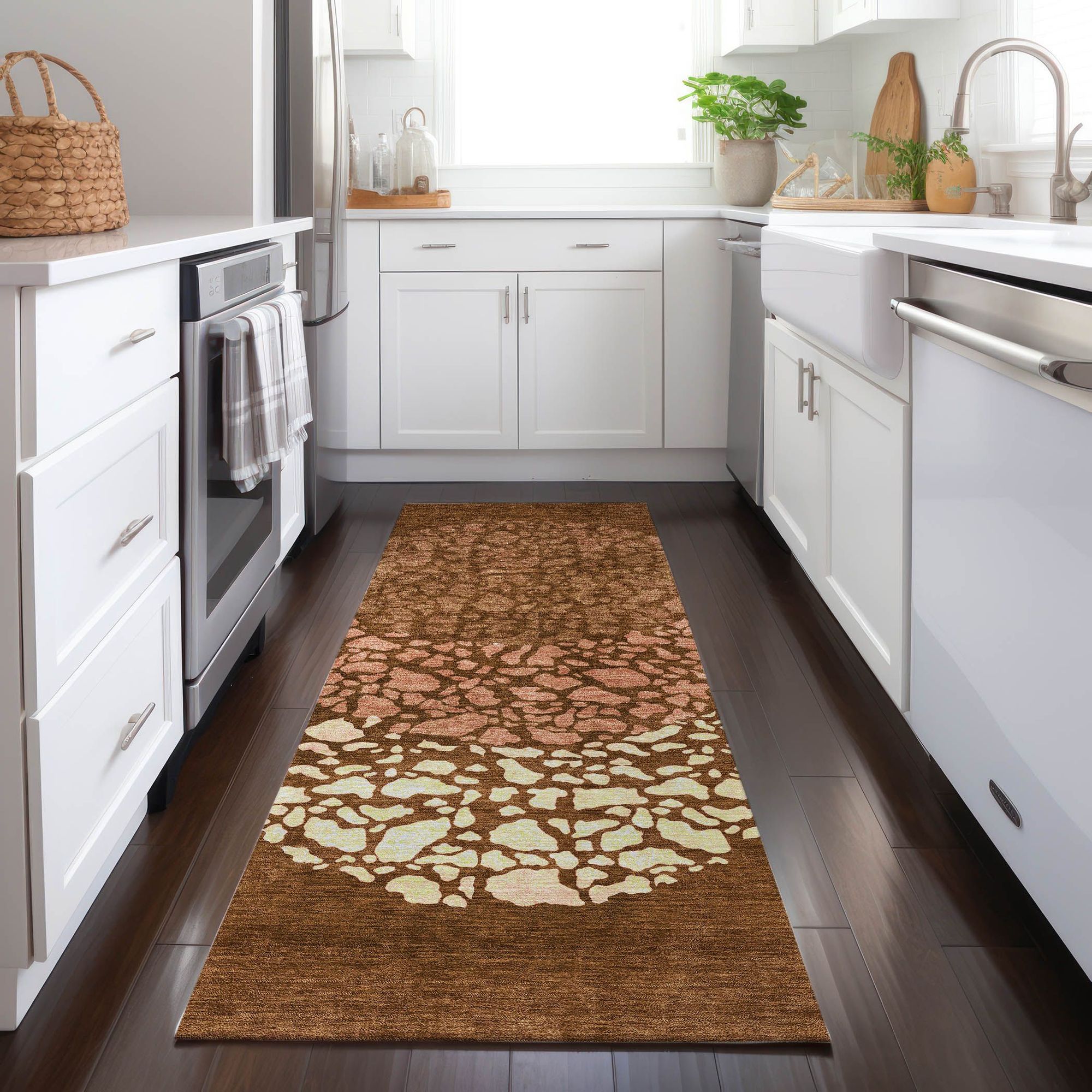 Machine Made ACN643 Paprika Orange Rugs #color_paprika orange