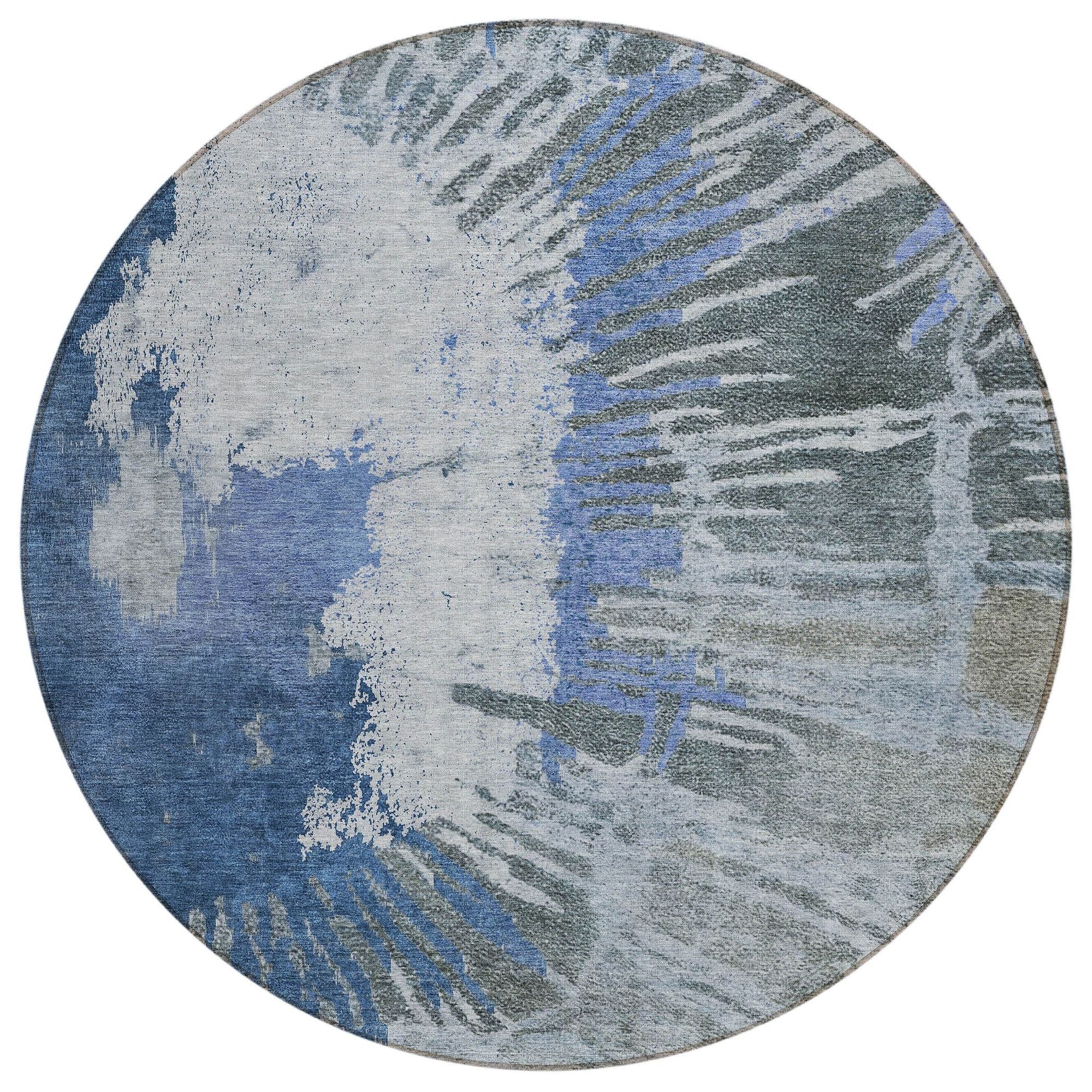 Machine Made ACN645 Blue  Rugs #color_blue 