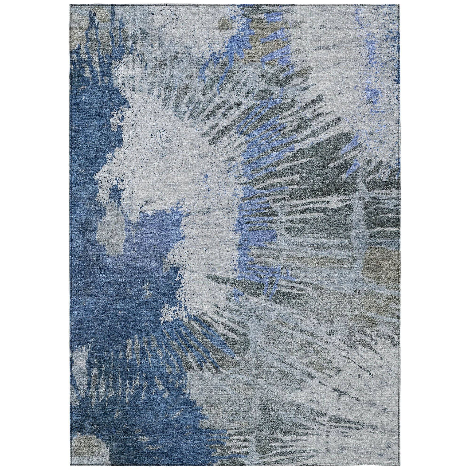 Machine Made ACN645 Blue  Rugs #color_blue 